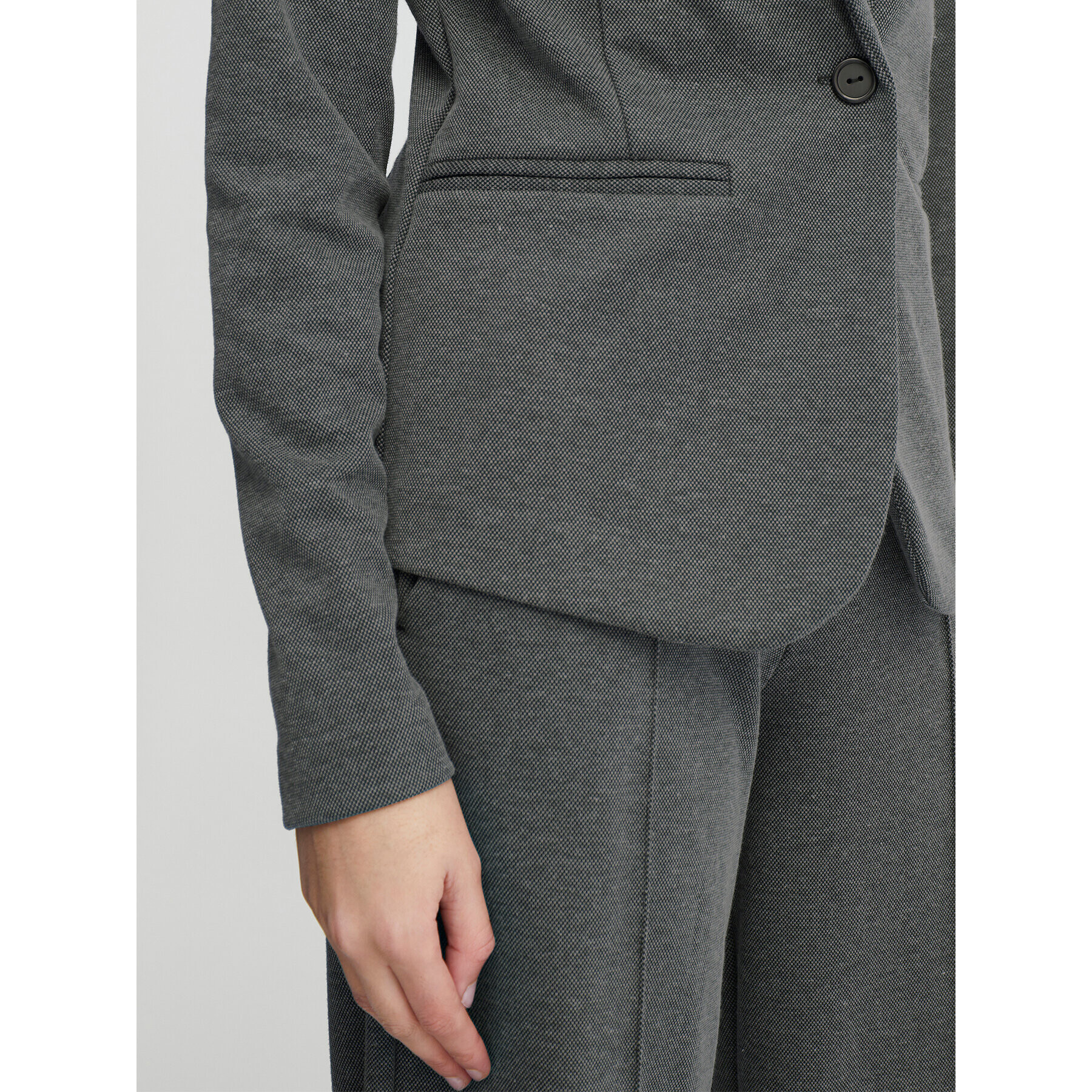 ICHI Сако 20113285 Черен Slim Fit - Pepit.bg