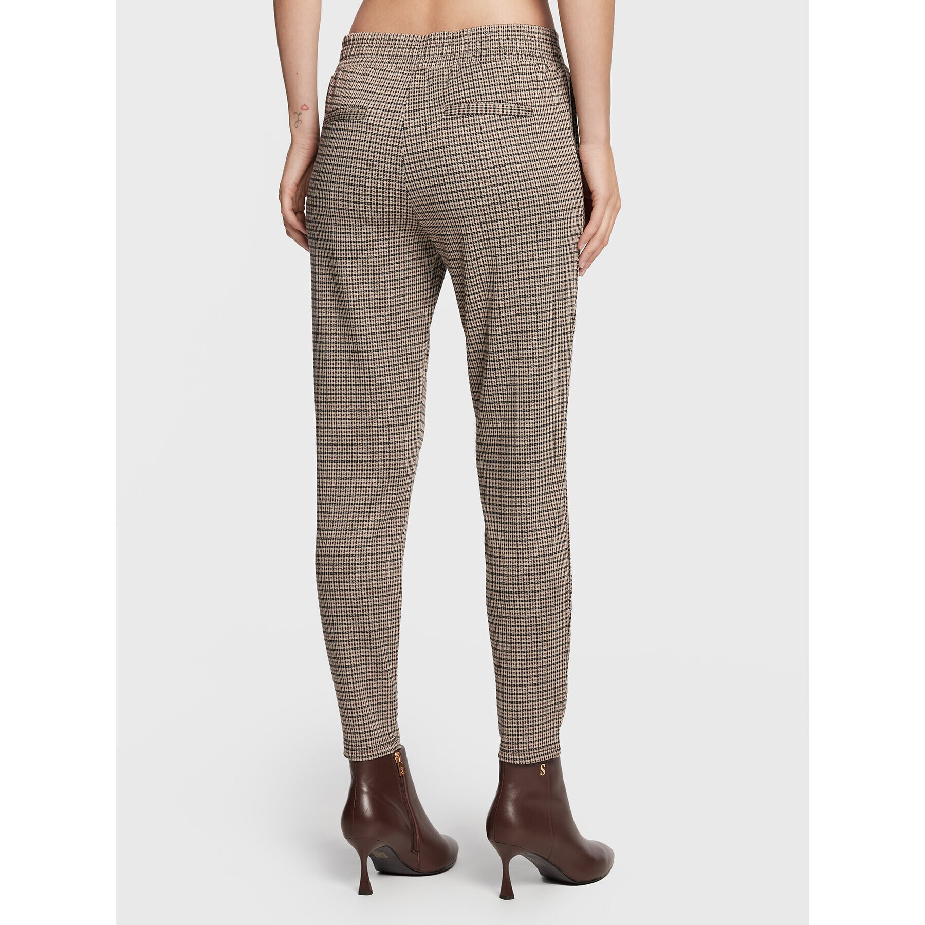 ICHI Текстилни панталони Kate 20115721 Бежов Regular Fit - Pepit.bg