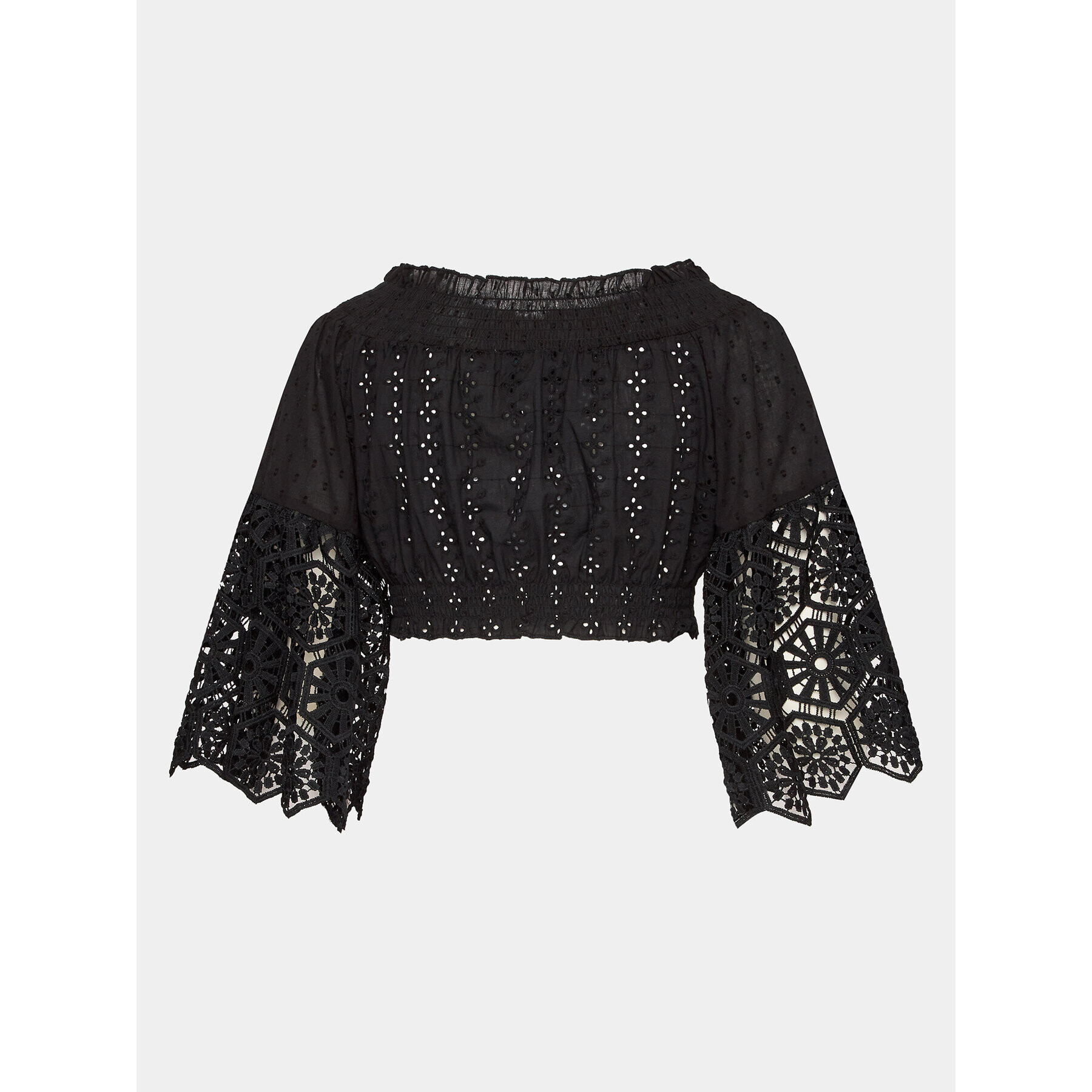 Iconique Блуза IC23 103 Черен Regular Fit - Pepit.bg