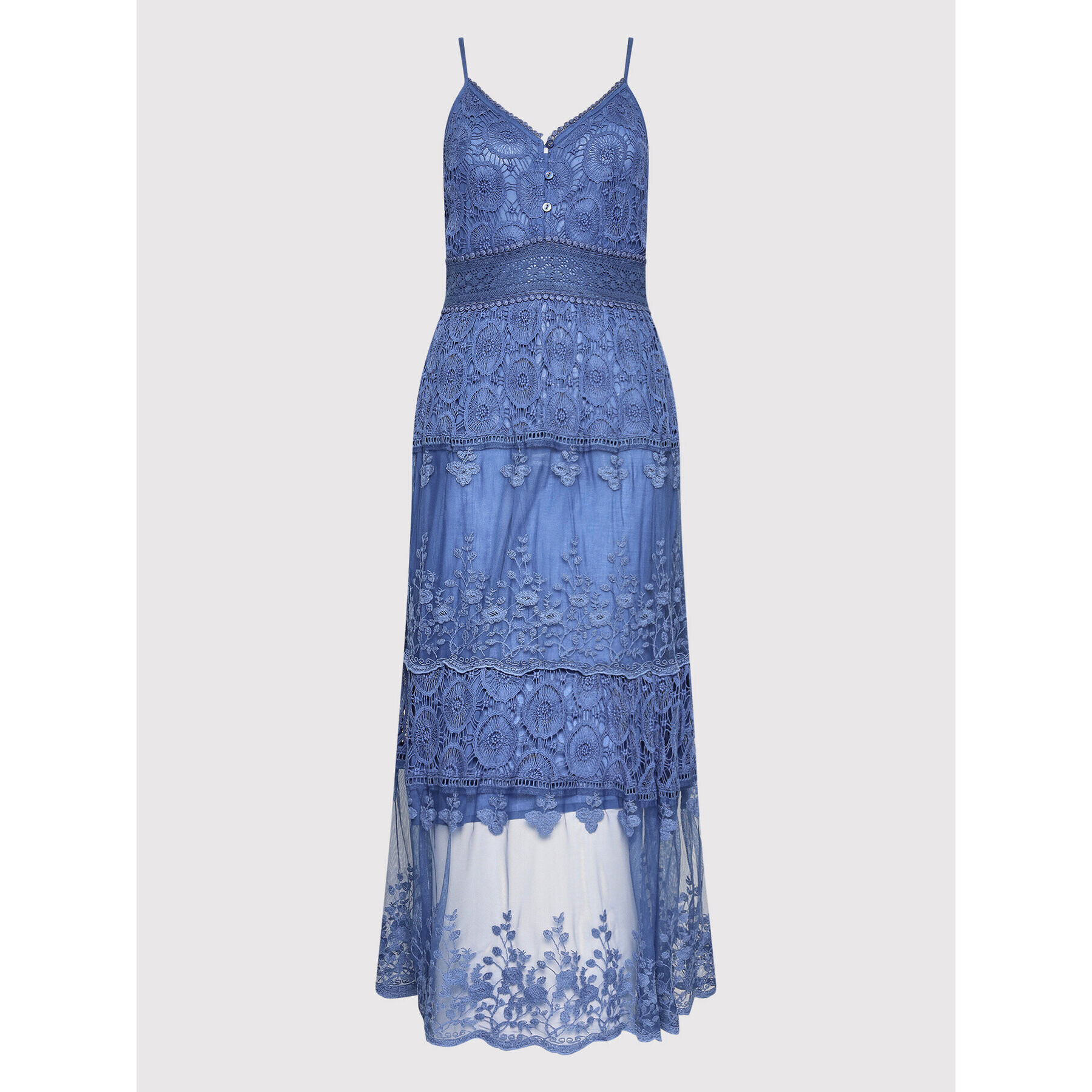 Iconique Лятна рокля Clotilde IC22 058 Син Regular Fit - Pepit.bg