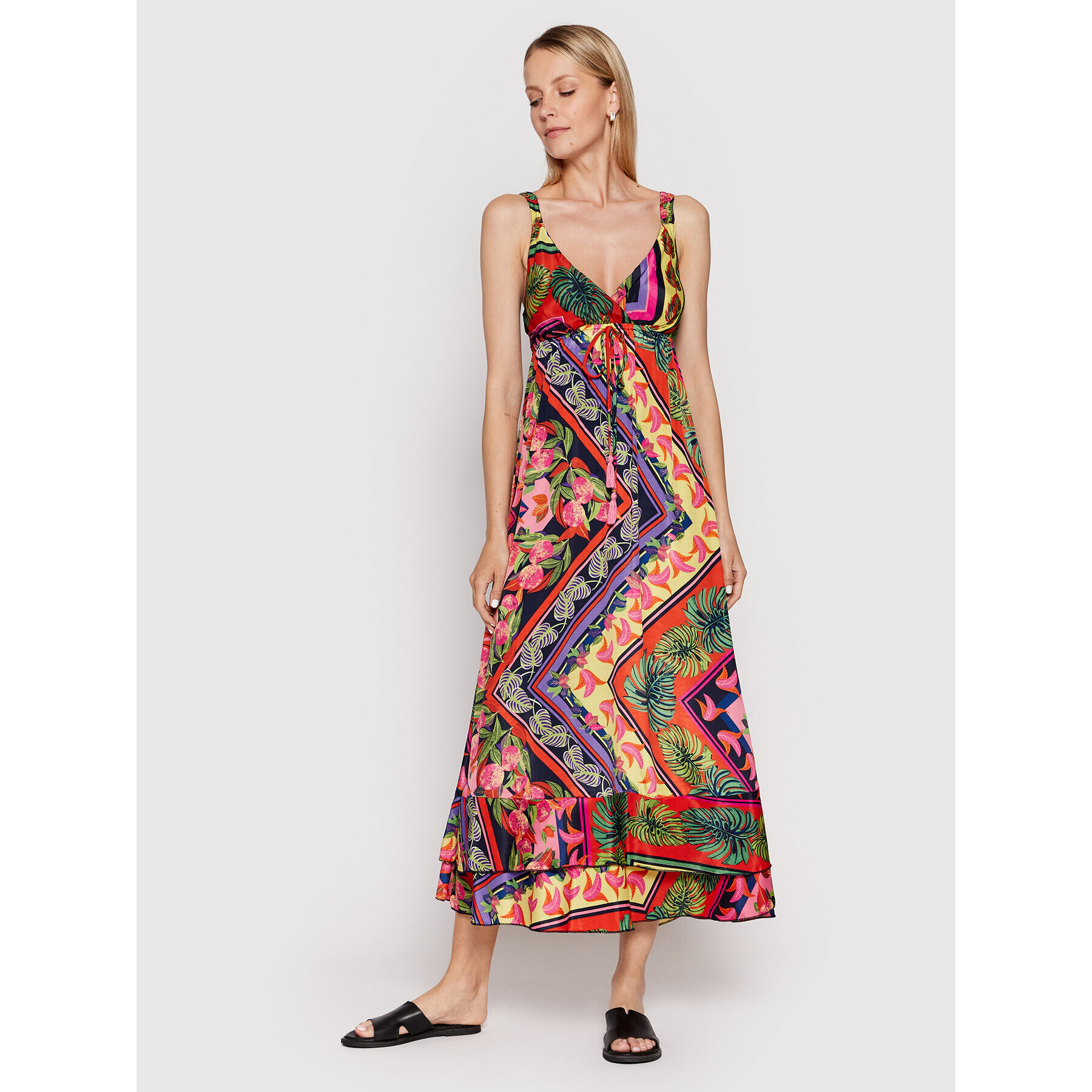 Iconique Лятна рокля IC22 14 Цветен Regular Fit - Pepit.bg