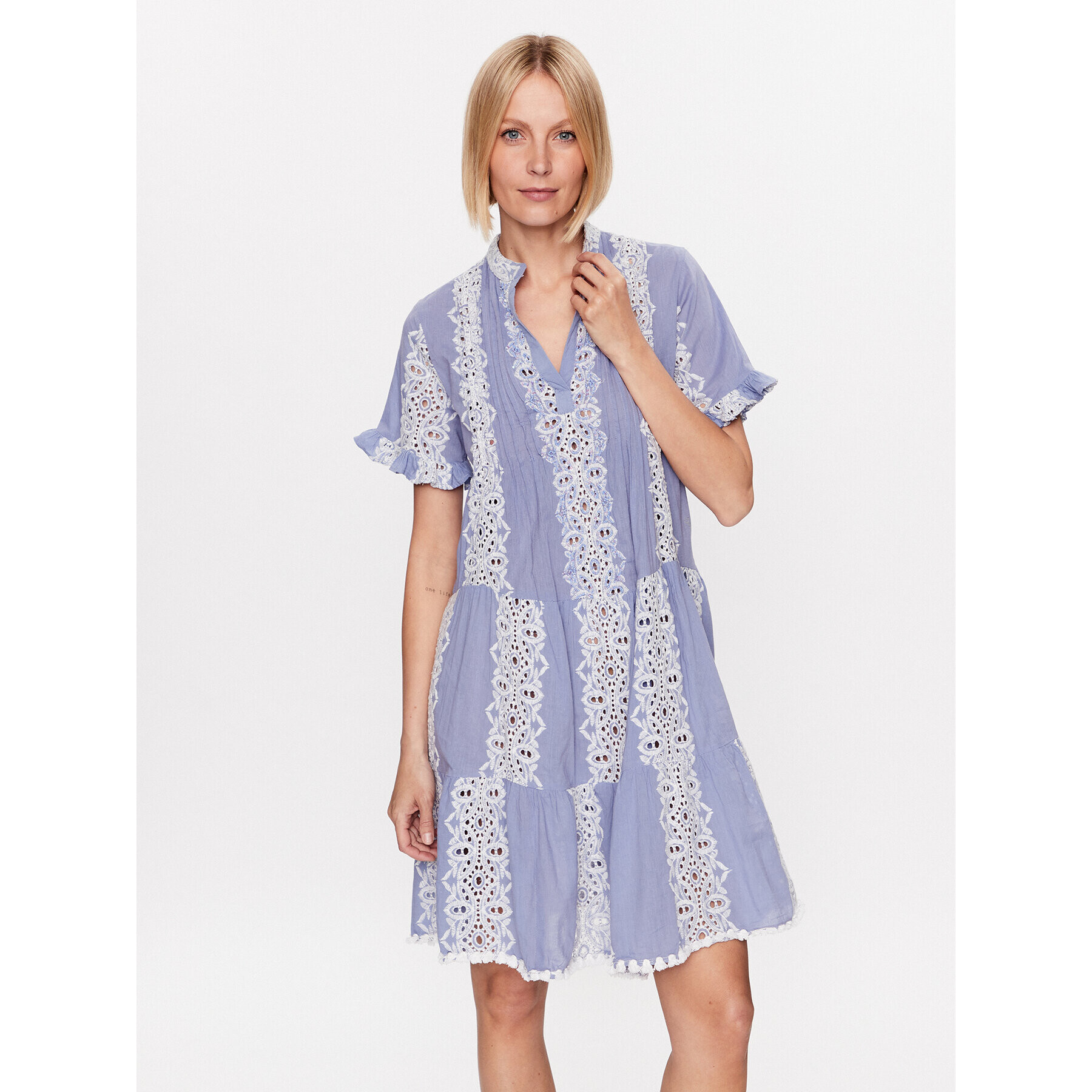 Iconique Лятна рокля IC23 001 Виолетов Regular Fit - Pepit.bg