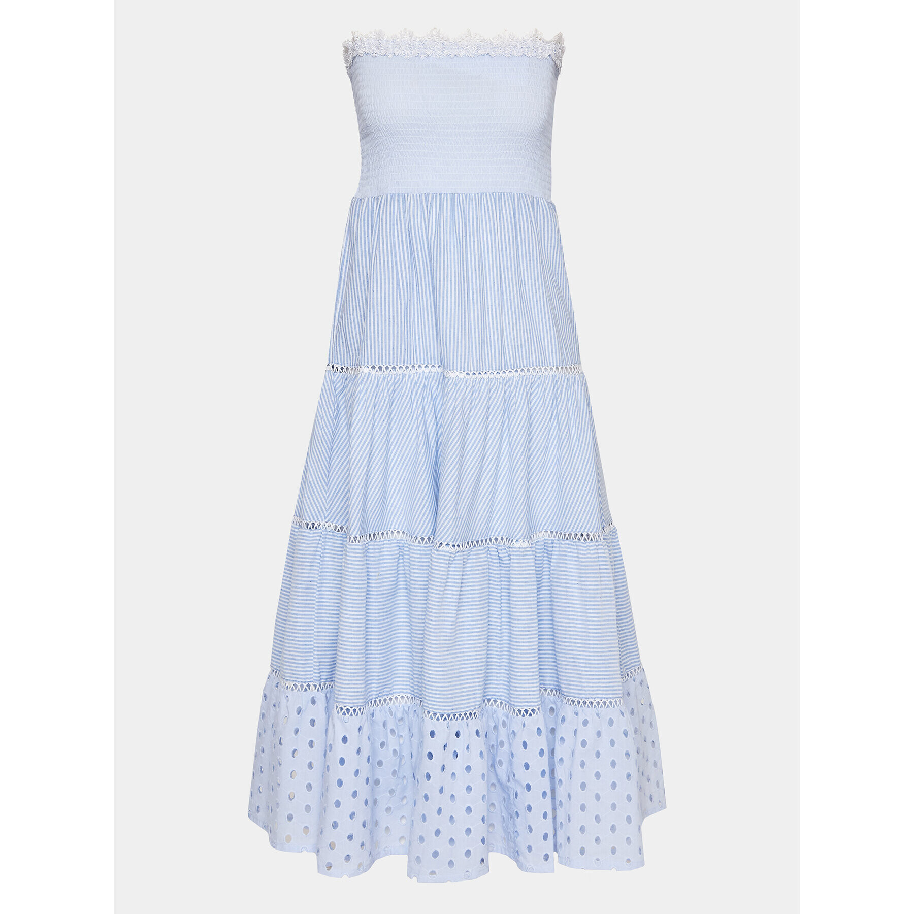 Iconique Лятна рокля IC23 045 Син Regular Fit - Pepit.bg