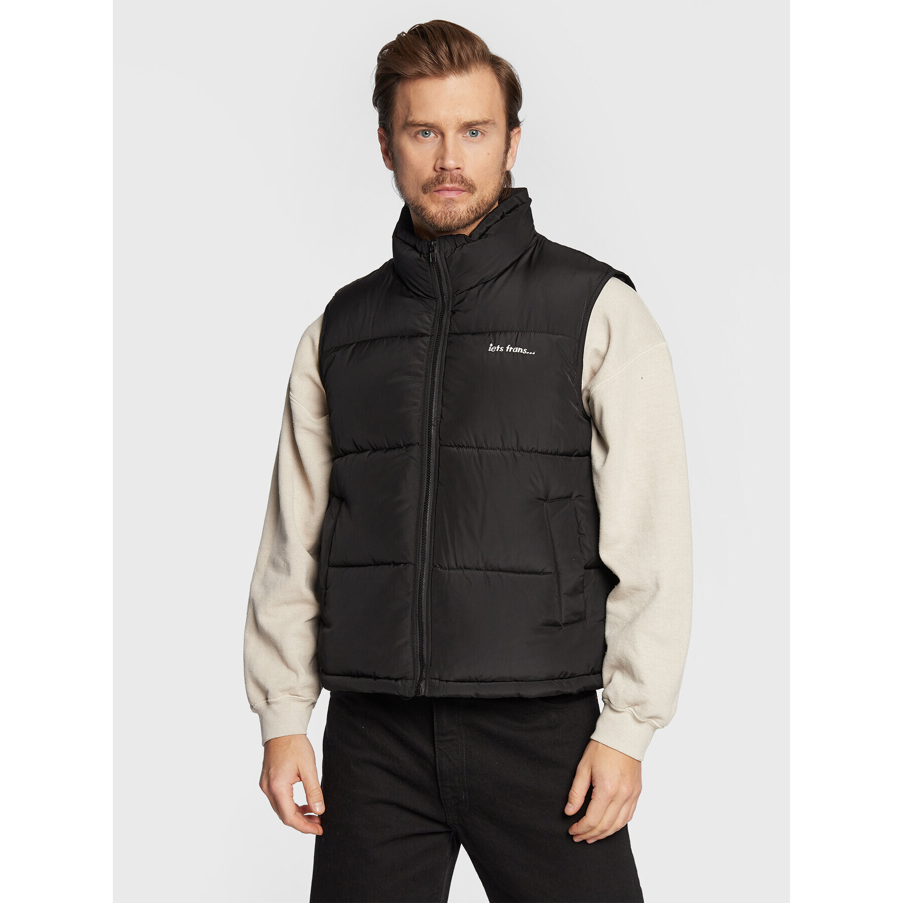 iets frans… Елек 75196006 Черен Regular Fit - Pepit.bg