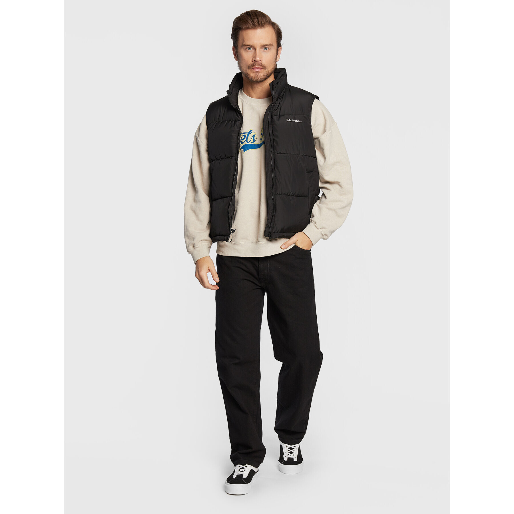 iets frans… Елек 75196006 Черен Regular Fit - Pepit.bg