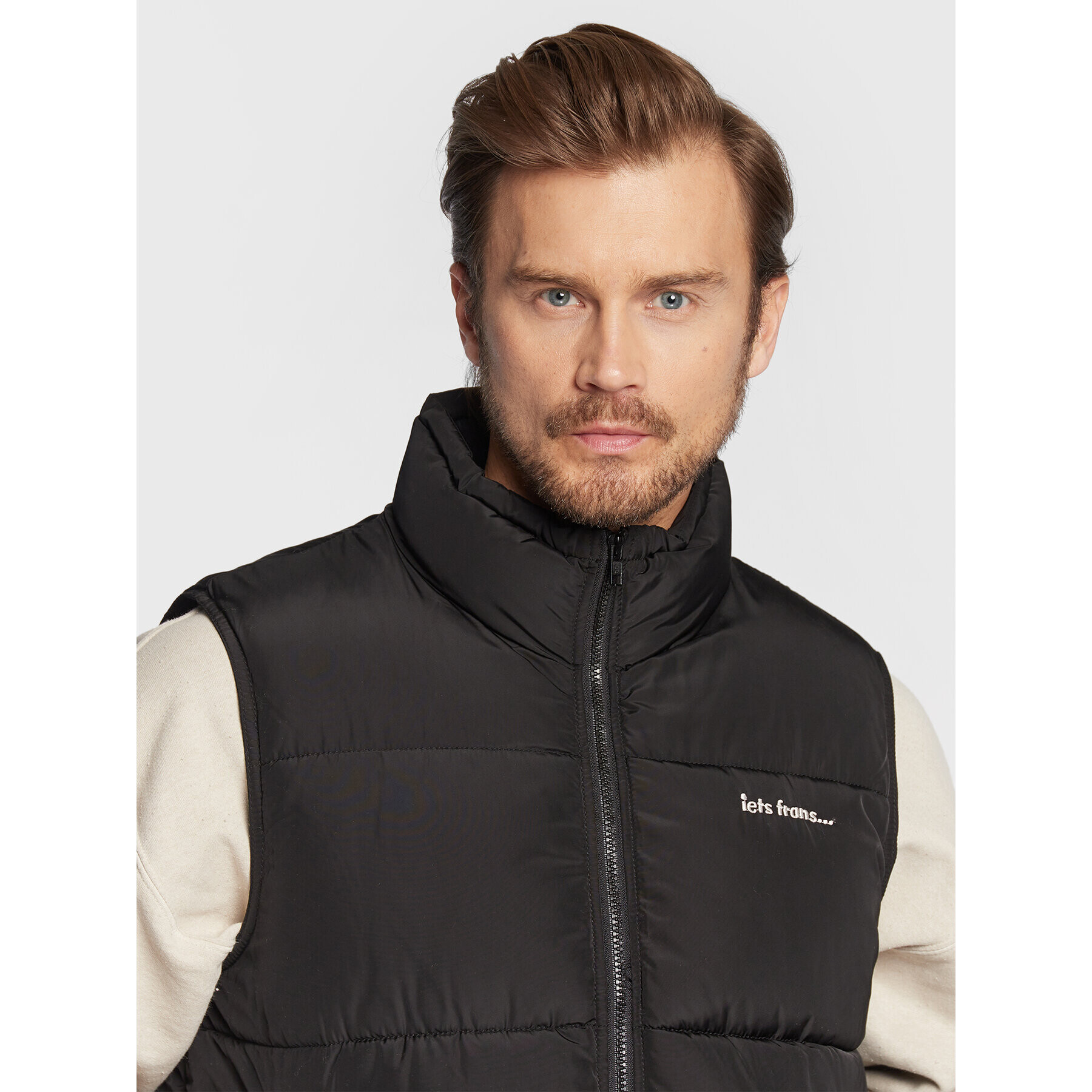 iets frans… Елек 75196006 Черен Regular Fit - Pepit.bg