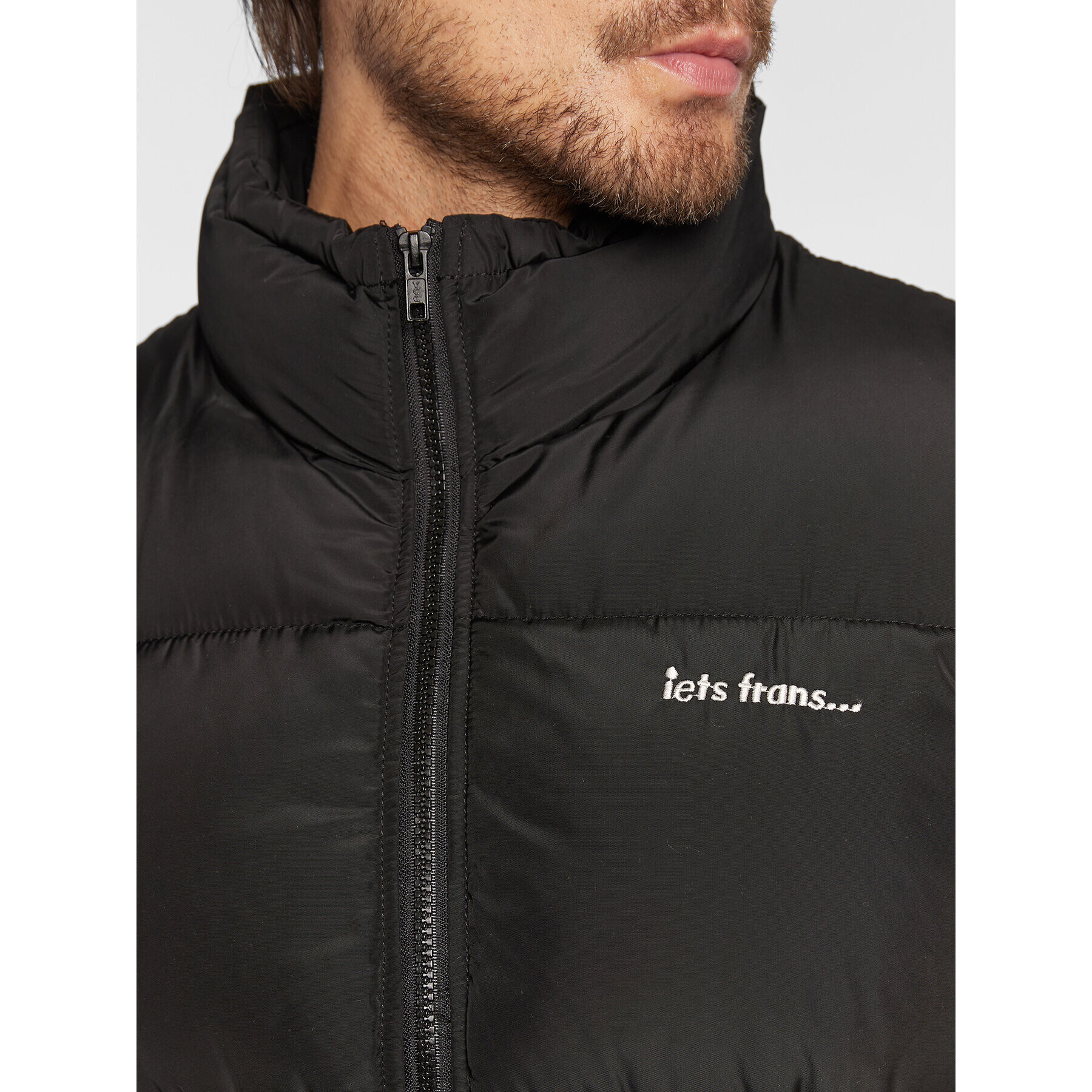 iets frans… Елек 75196006 Черен Regular Fit - Pepit.bg