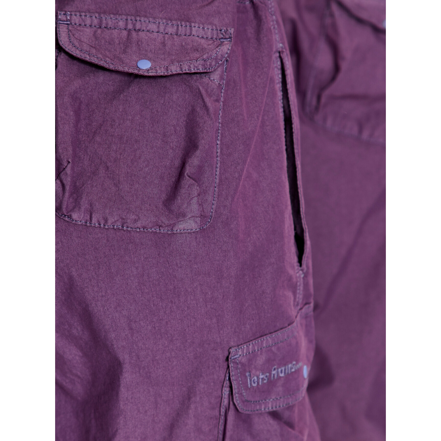 iets frans… Спортни шорти IF MULTI POCKET TECH 76556554 Виолетов Loose Fit - Pepit.bg