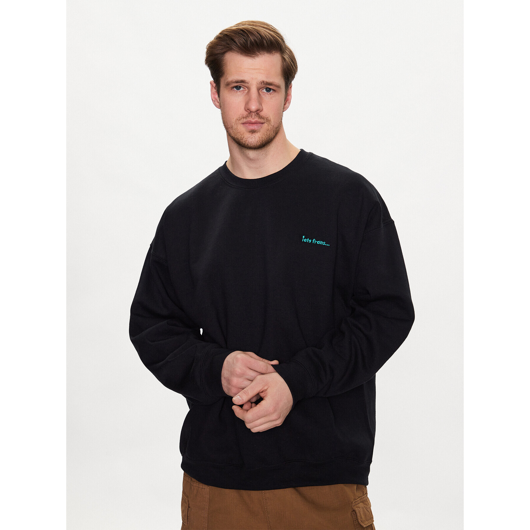 iets frans… Суитшърт 75303172 Черен Relaxed Fit - Pepit.bg