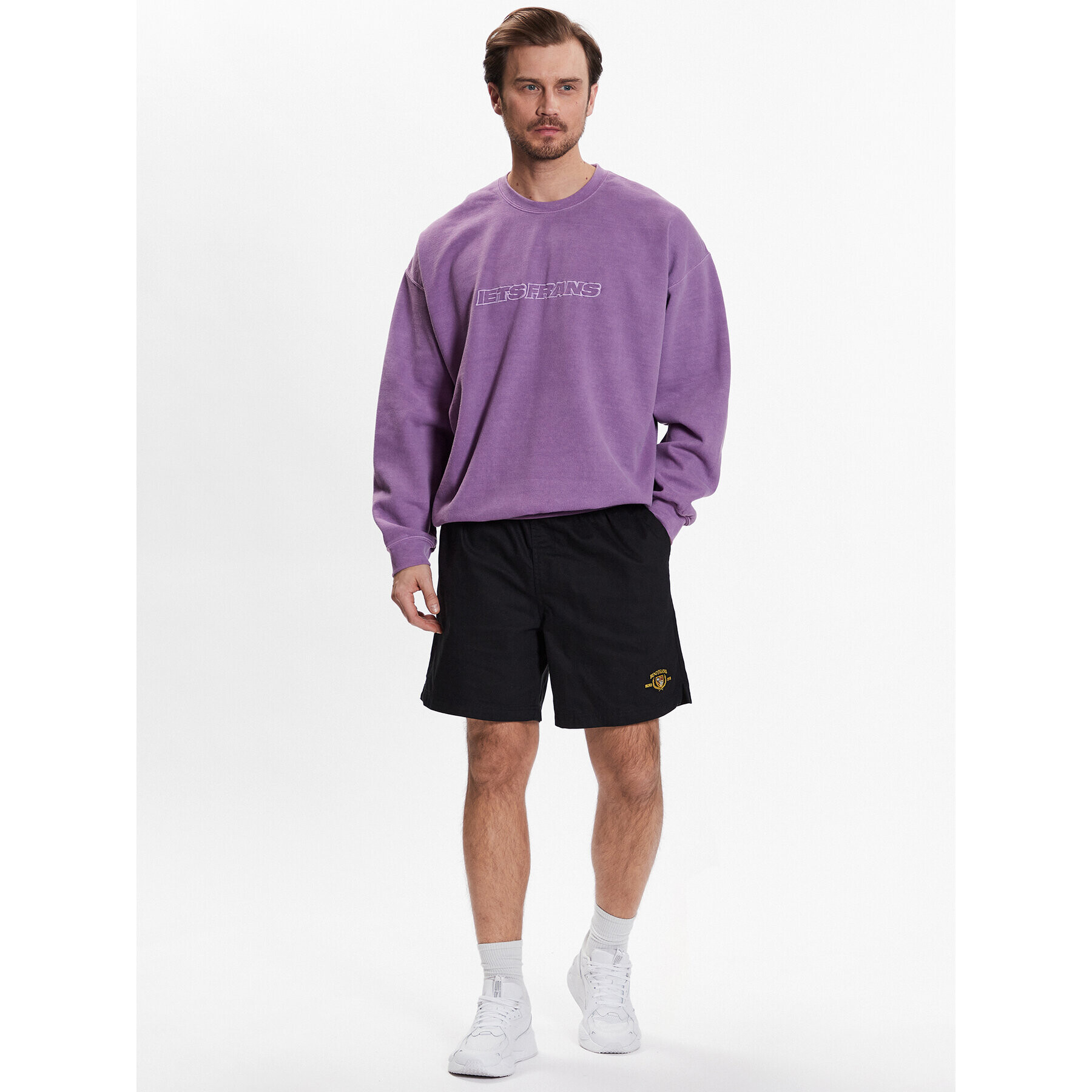 iets frans… Суитшърт 76418854 Виолетов Regular Fit - Pepit.bg