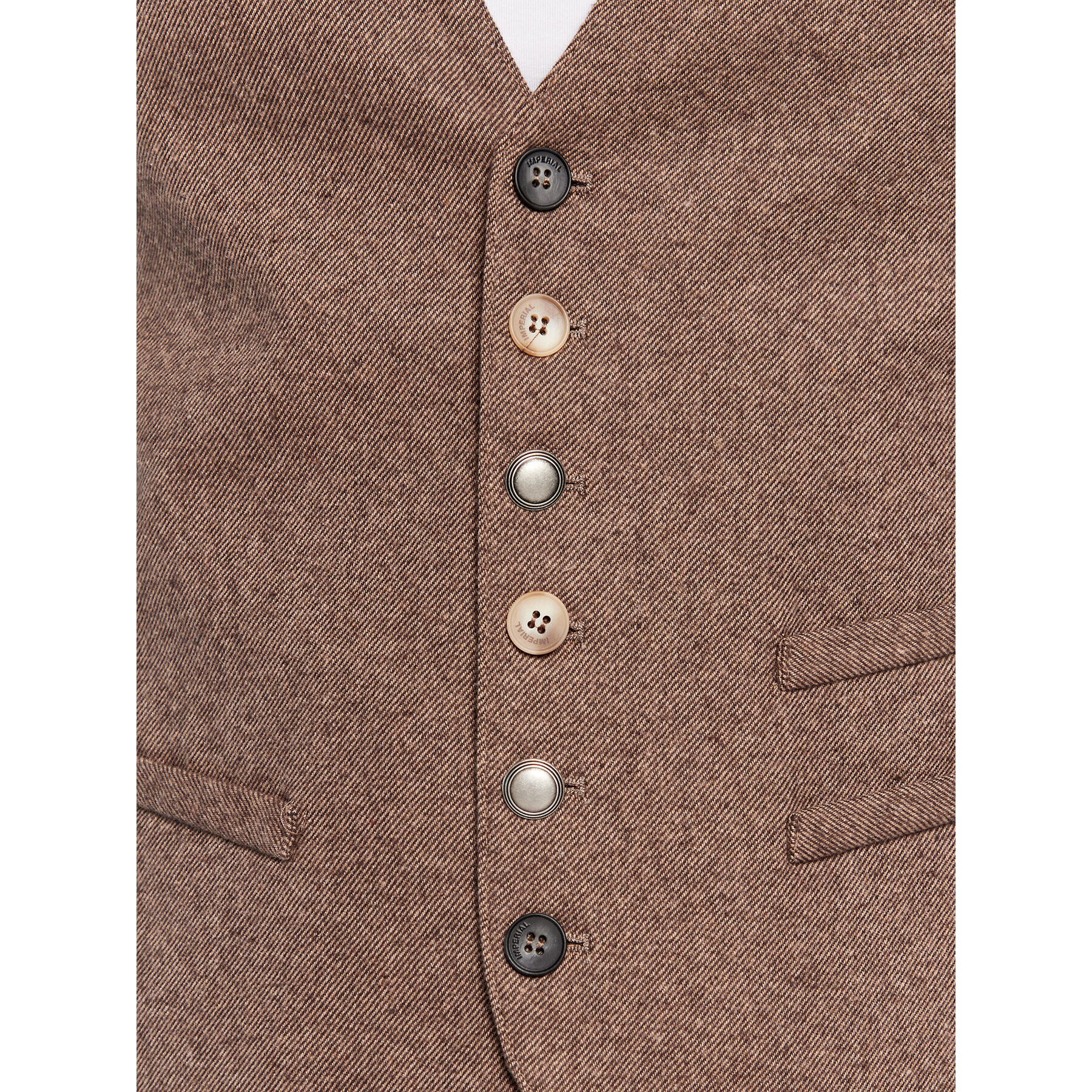 Imperial Елек L868EEF Кафяв Regular Fit - Pepit.bg