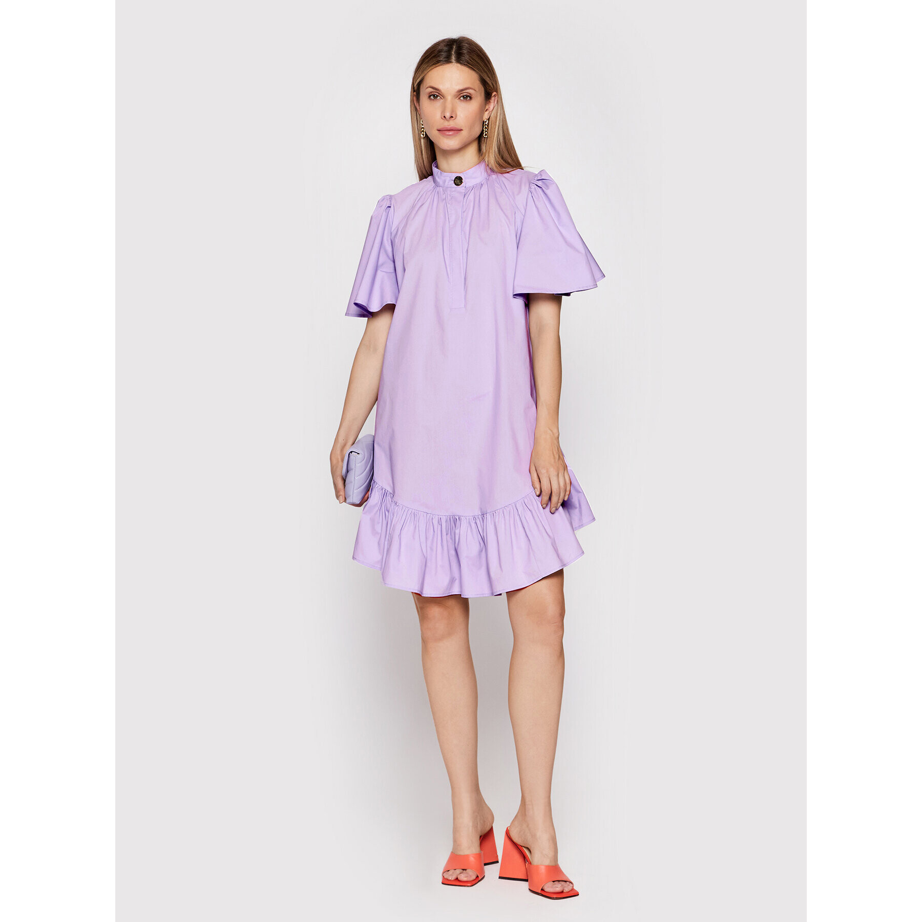 Imperial Ежедневна рокля ACQ6DPH Виолетов Relaxed Fit - Pepit.bg