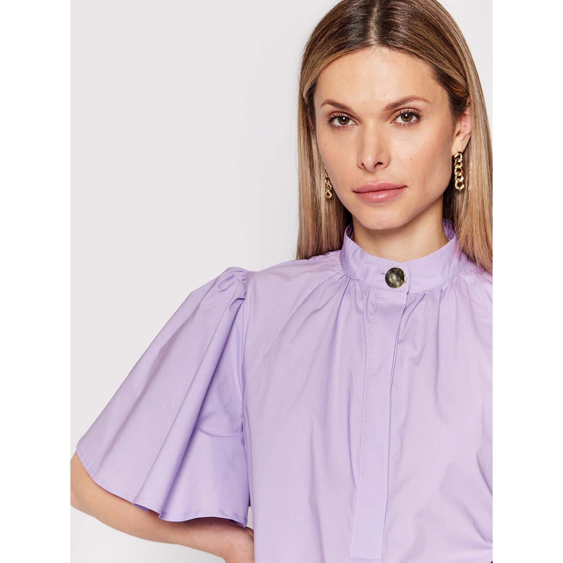 Imperial Ежедневна рокля ACQ6DPH Виолетов Relaxed Fit - Pepit.bg