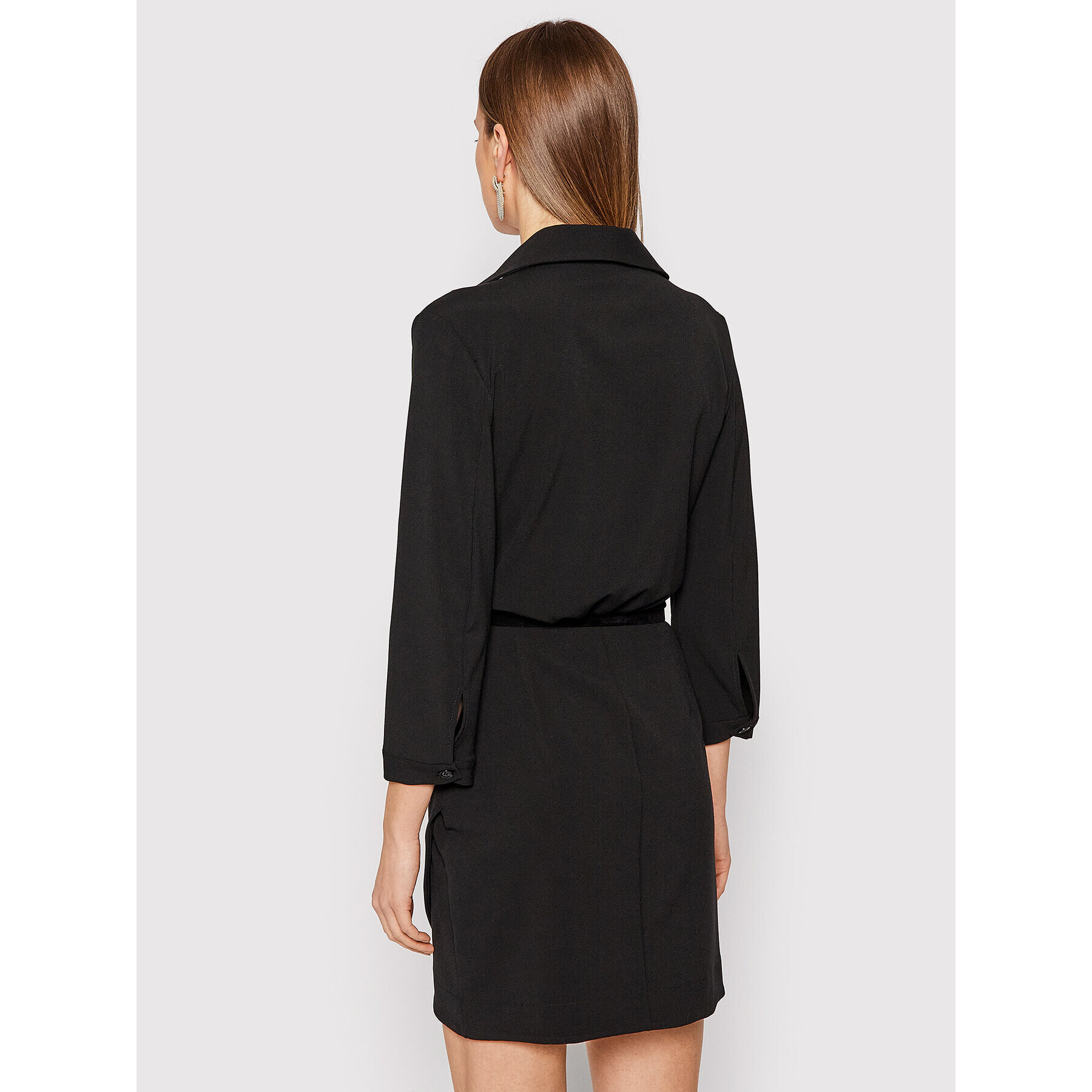 Imperial Ежедневна рокля ACEKCME Черен Slim Fit - Pepit.bg