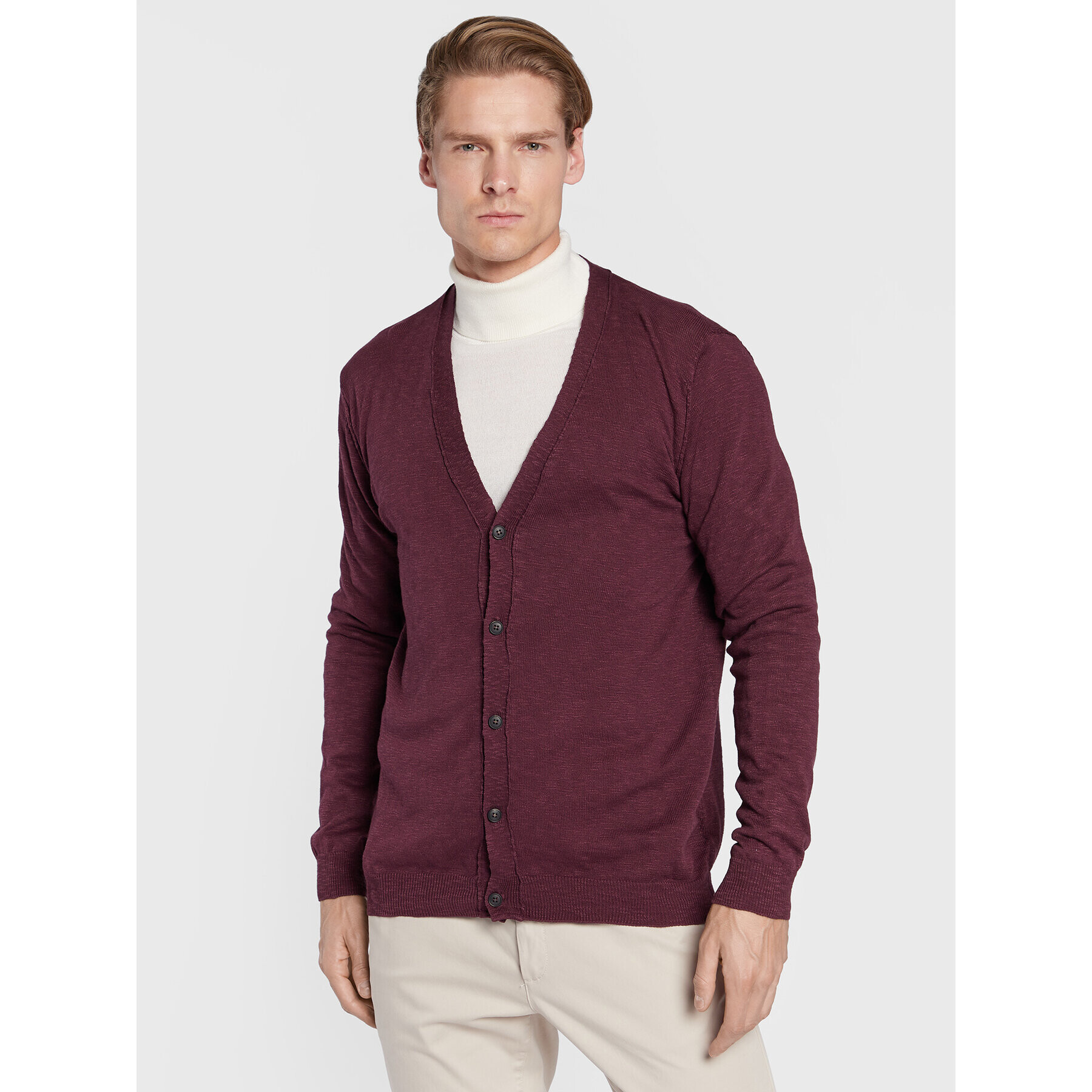 Imperial Кардиган M553B302 Бордо Regular Fit - Pepit.bg