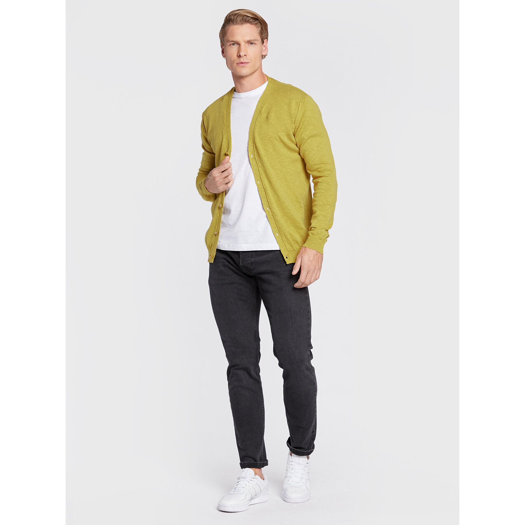 Imperial Кардиган M553B302 Жълт Relaxed Fit - Pepit.bg