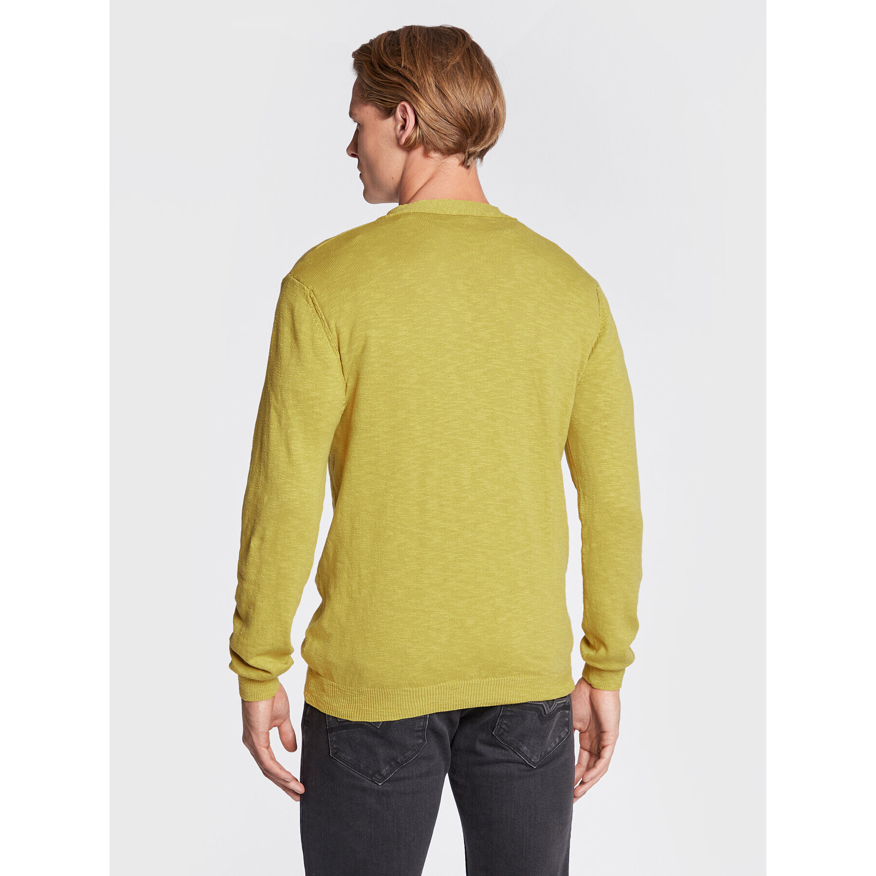 Imperial Кардиган M553B302 Жълт Relaxed Fit - Pepit.bg