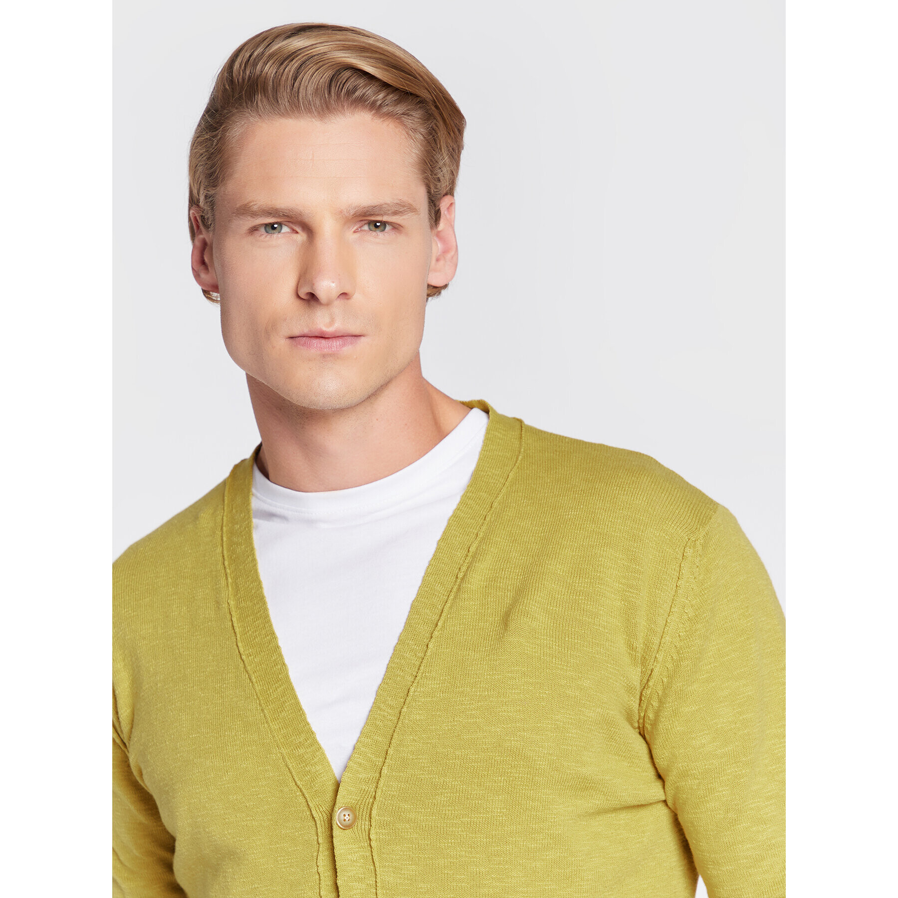 Imperial Кардиган M553B302 Жълт Relaxed Fit - Pepit.bg