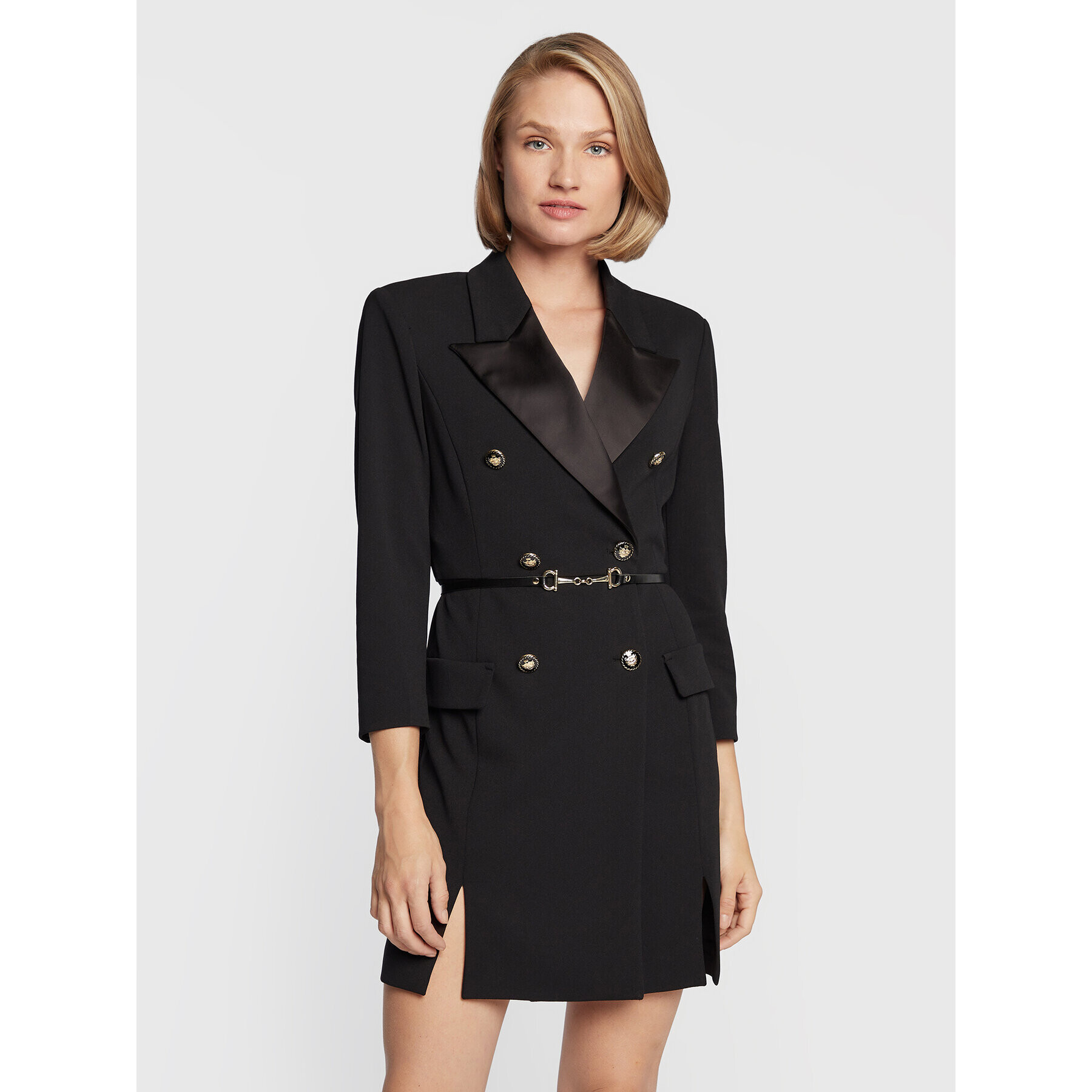 Imperial Коктейлна рокля ACP5EAW Черен Regular Fit - Pepit.bg
