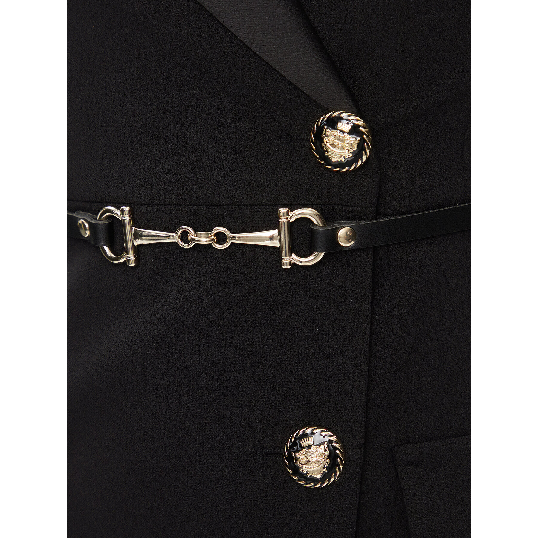 Imperial Коктейлна рокля ACP5GAW Черен Regular Fit - Pepit.bg