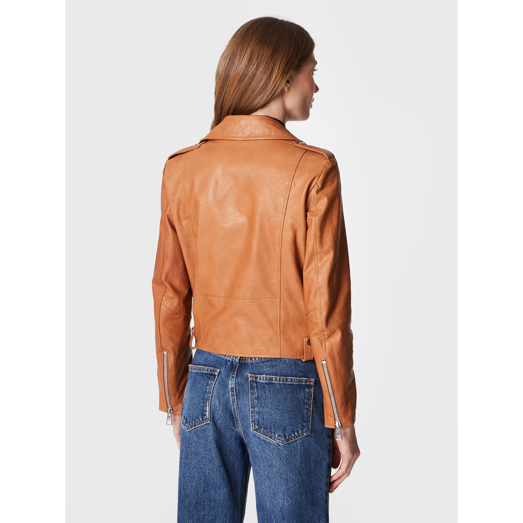 Imperial Кожено яке V3025561 Кафяв Regular Fit - Pepit.bg