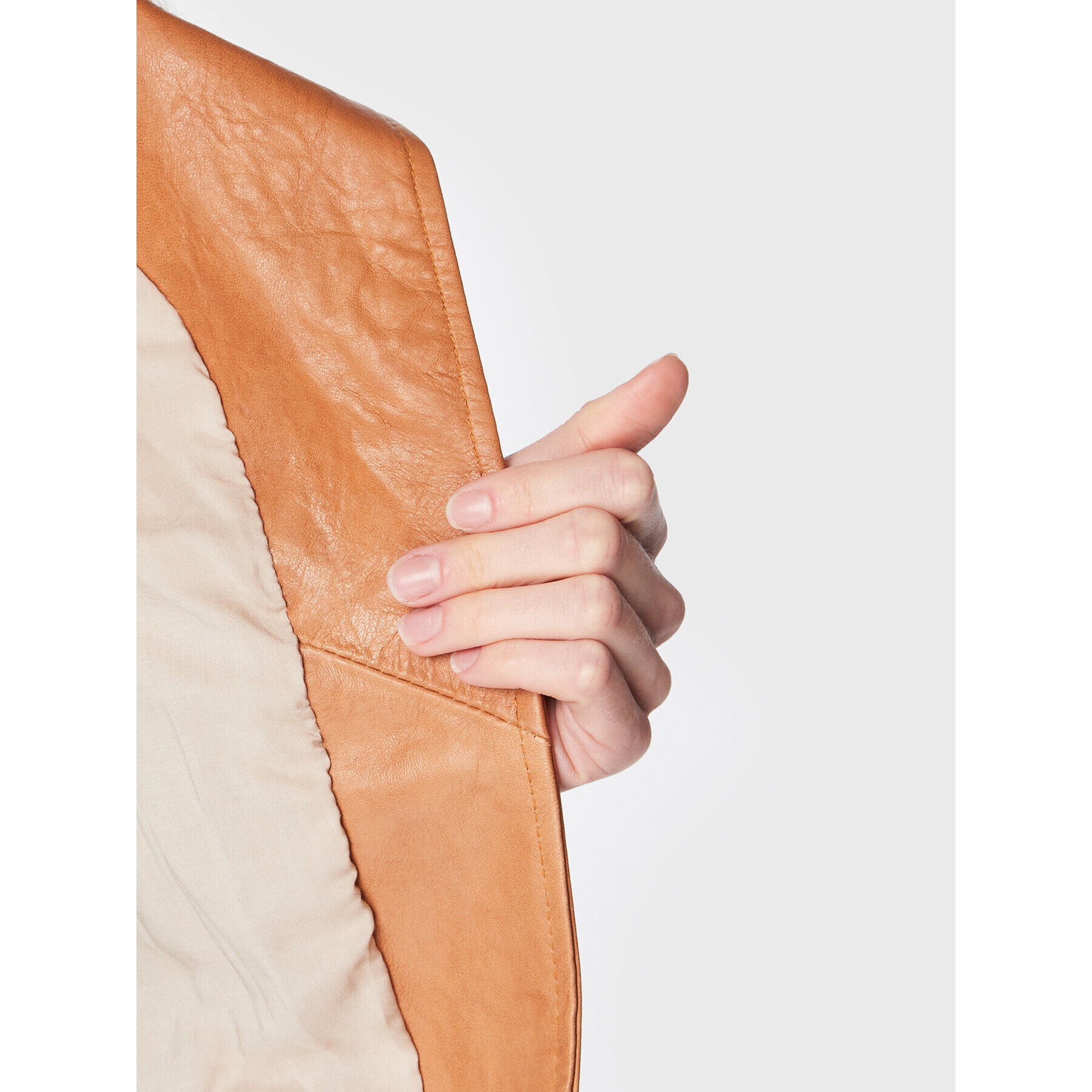 Imperial Кожено яке V3025561 Кафяв Regular Fit - Pepit.bg