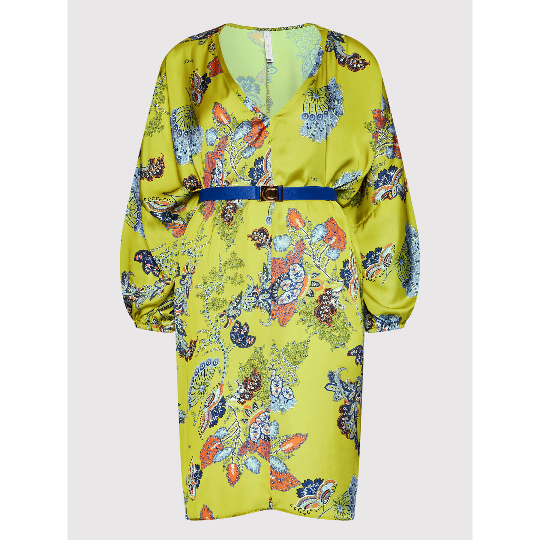 Imperial Лятна рокля ACL3DMZ Зелен Relaxed Fit - Pepit.bg