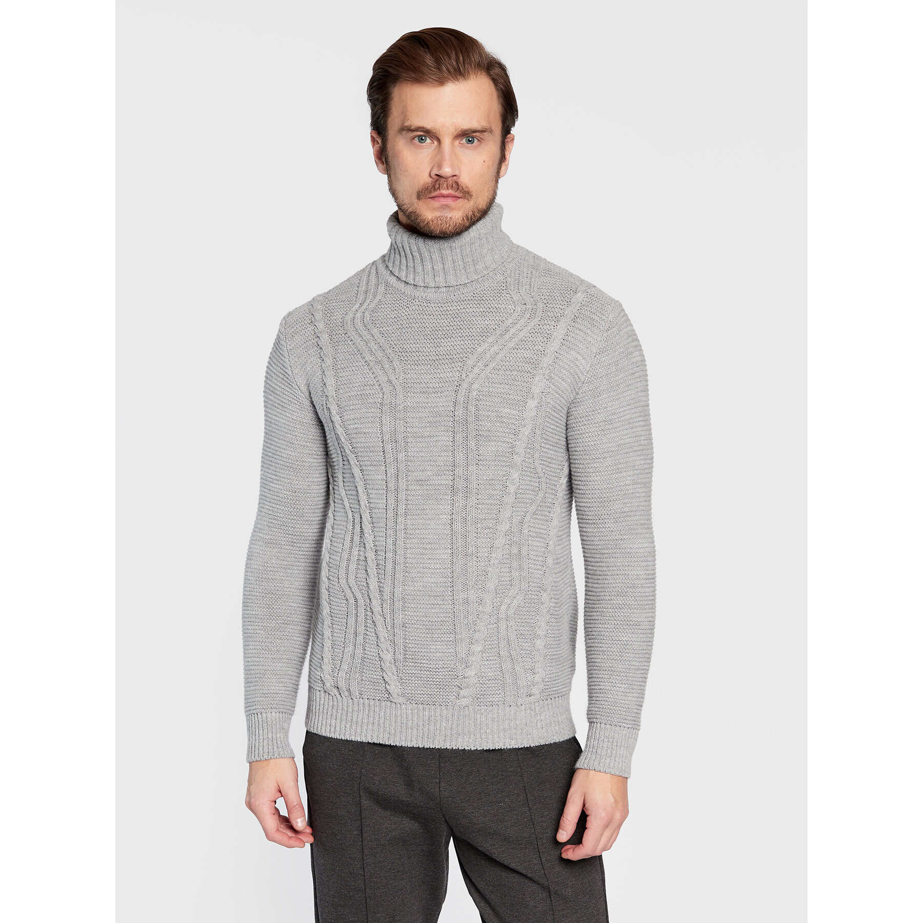 Imperial Поло M3614BULU Сив Regular Fit - Pepit.bg
