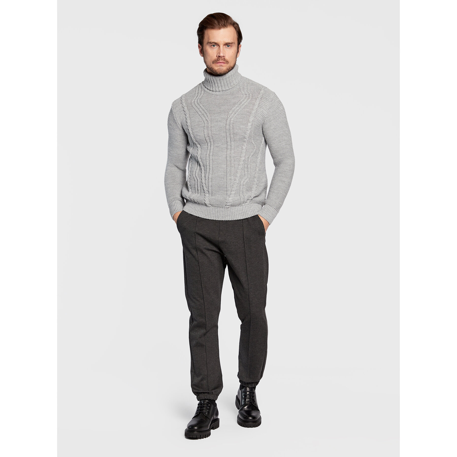 Imperial Поло M3614BULU Сив Regular Fit - Pepit.bg