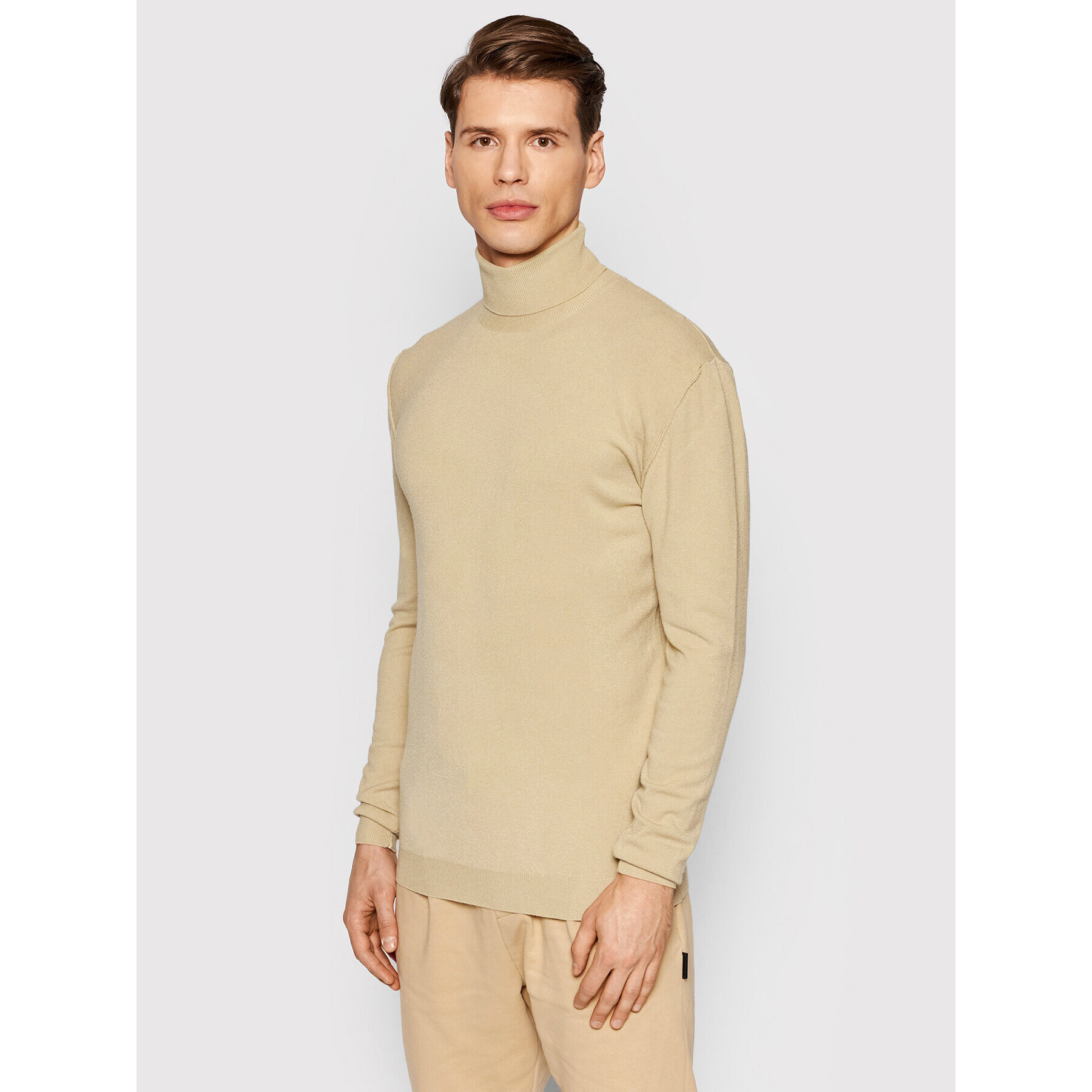 Imperial Поло M553B836 Бежов Slim Fit - Pepit.bg