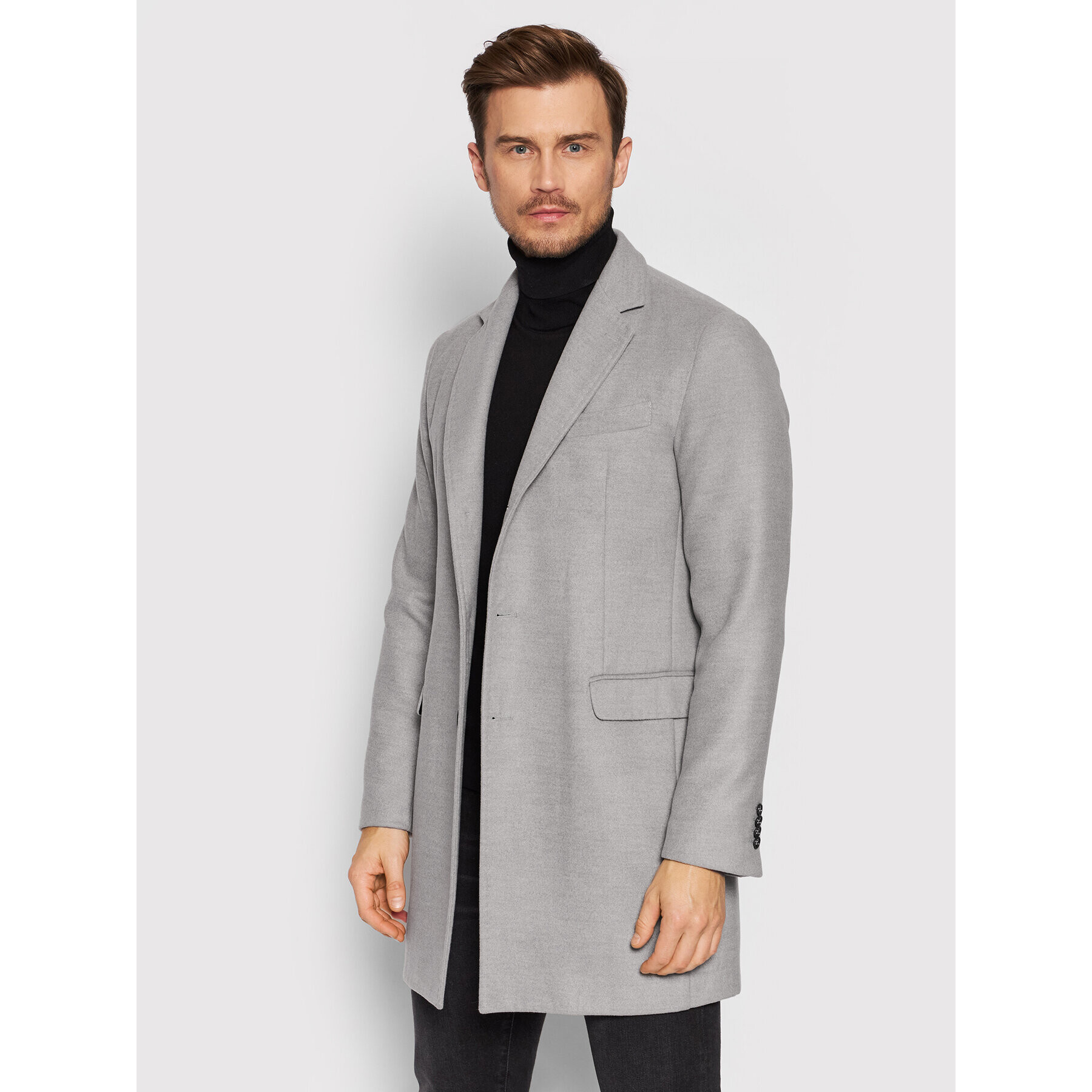 Imperial Преходно палто K5441K2118 Сив Regular Fit - Pepit.bg