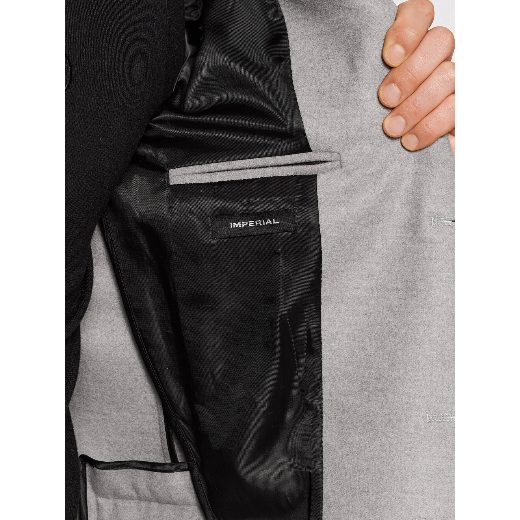 Imperial Преходно палто K5441K2118 Сив Regular Fit - Pepit.bg