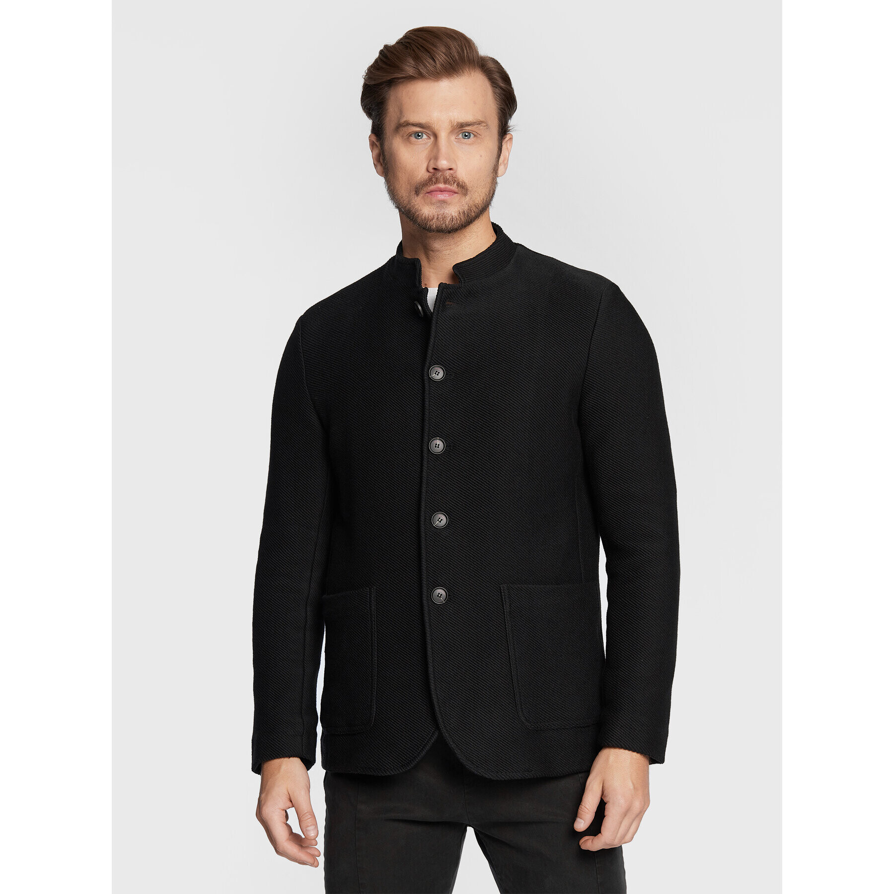 Imperial Преходно яке JZ3NEQR Черен Regular Fit - Pepit.bg