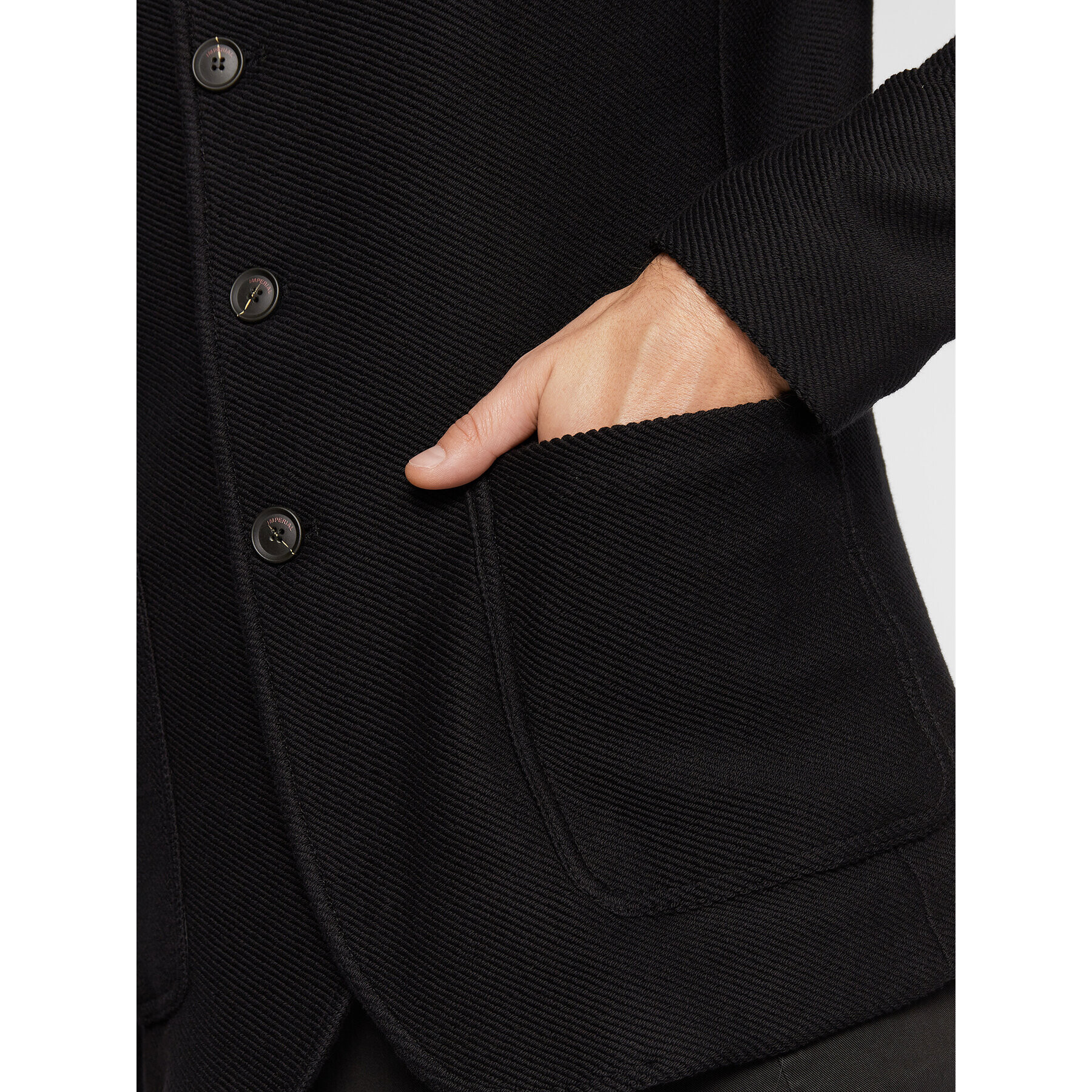 Imperial Преходно яке JZ3NEQR Черен Regular Fit - Pepit.bg