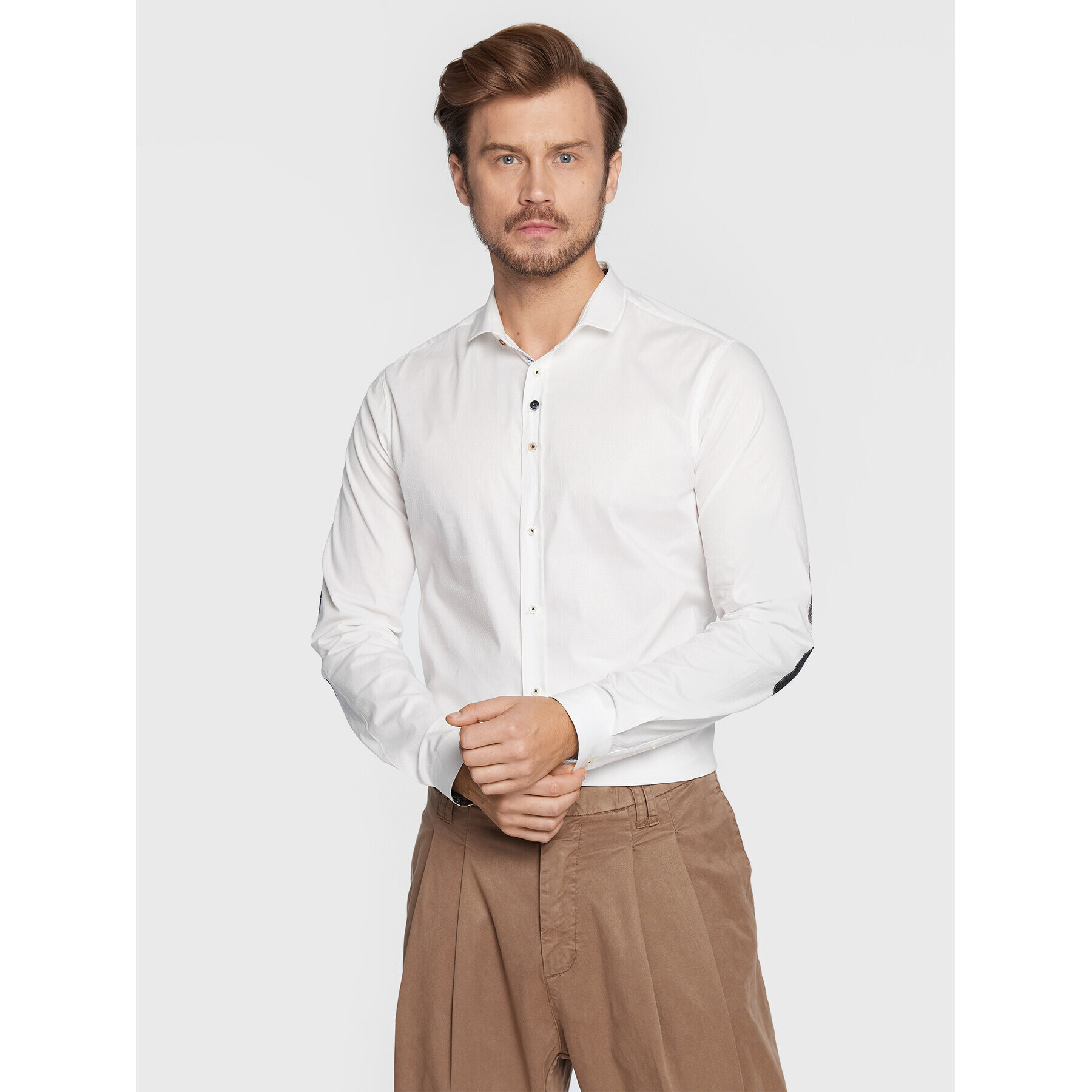 Imperial Риза C6407I201 Бял Regular Fit - Pepit.bg