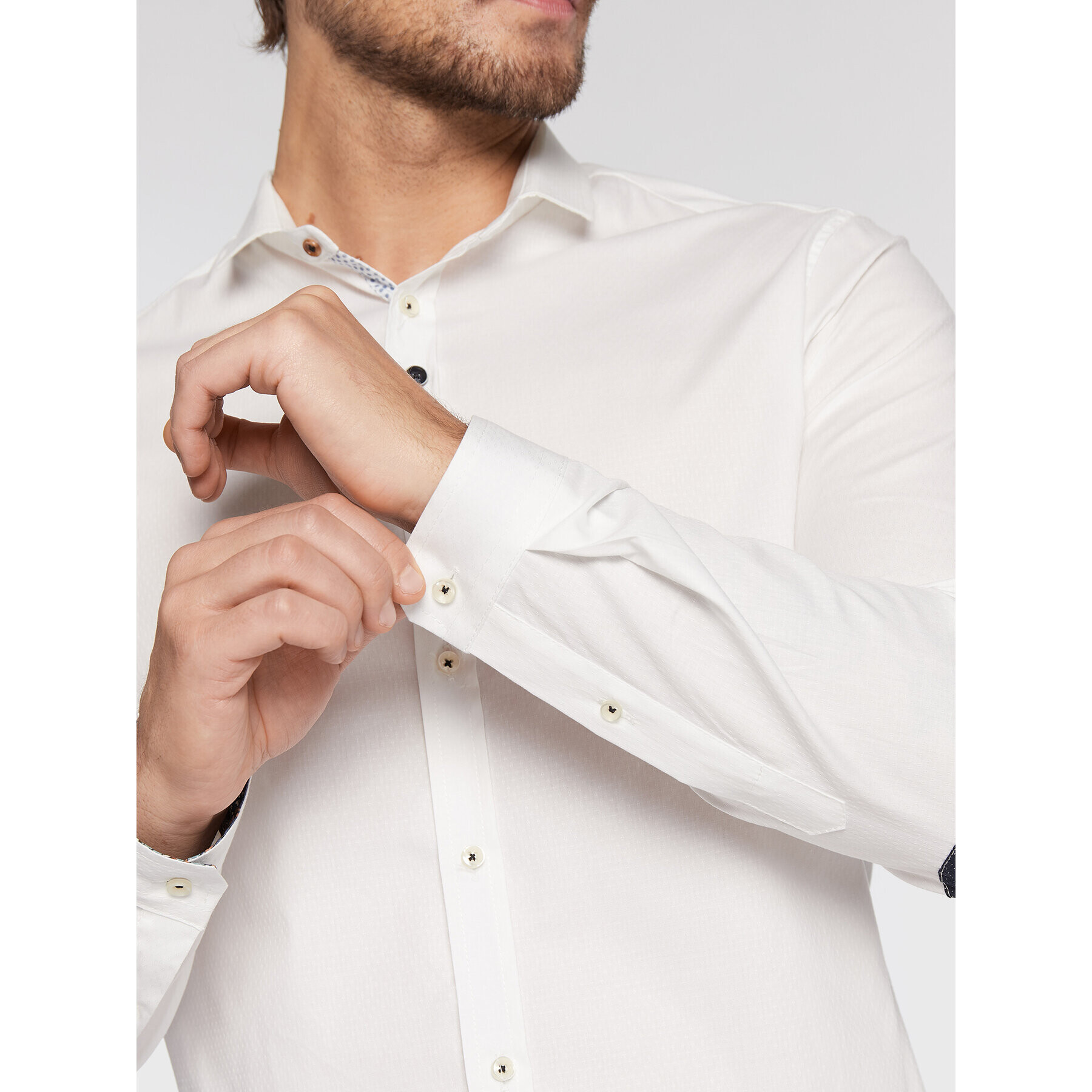 Imperial Риза C6407I201 Бял Regular Fit - Pepit.bg