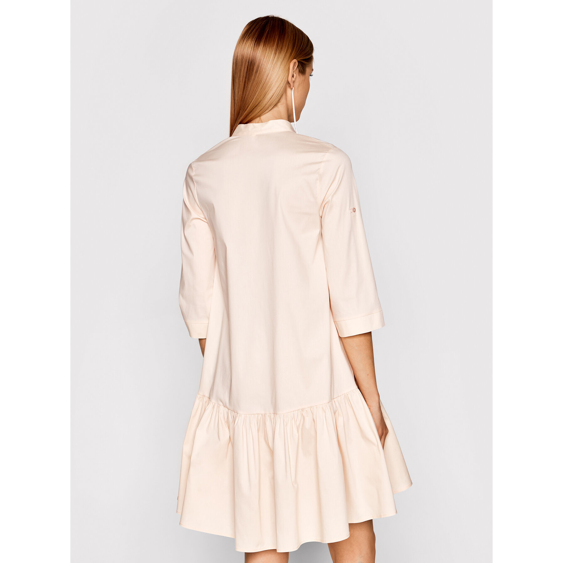 Imperial Рокля тип риза AA7PBBE Бежов Relaxed Fit - Pepit.bg