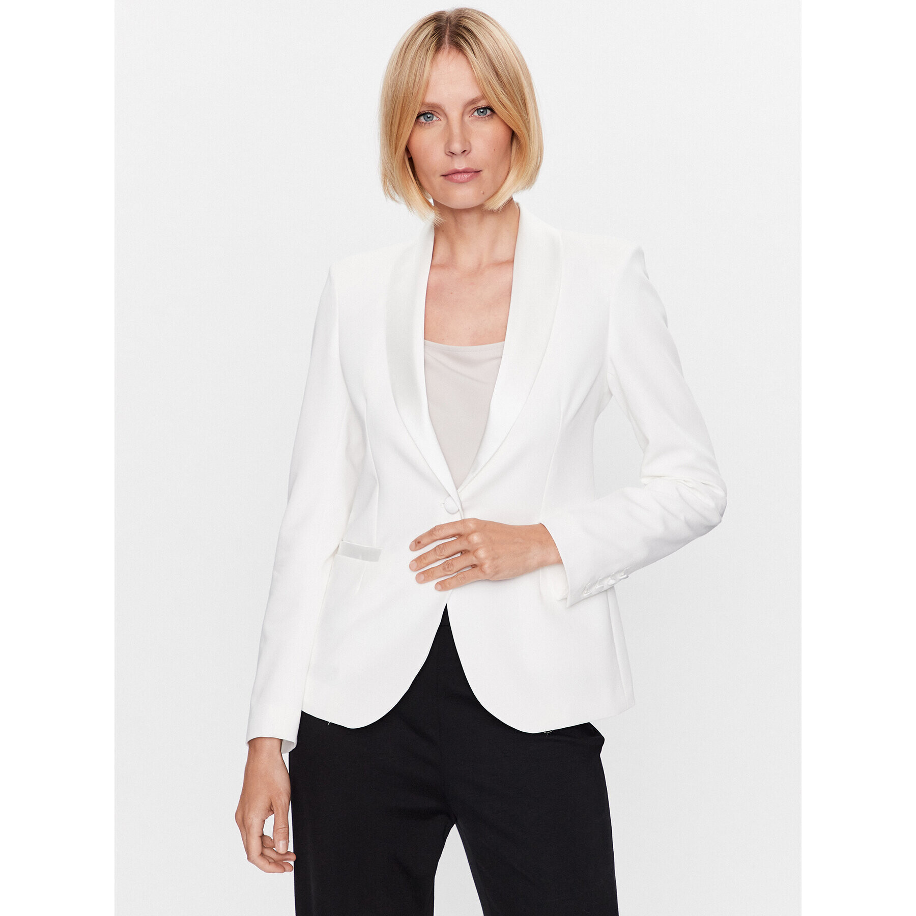 Imperial Сако JS82FAG Бял Slim Fit - Pepit.bg