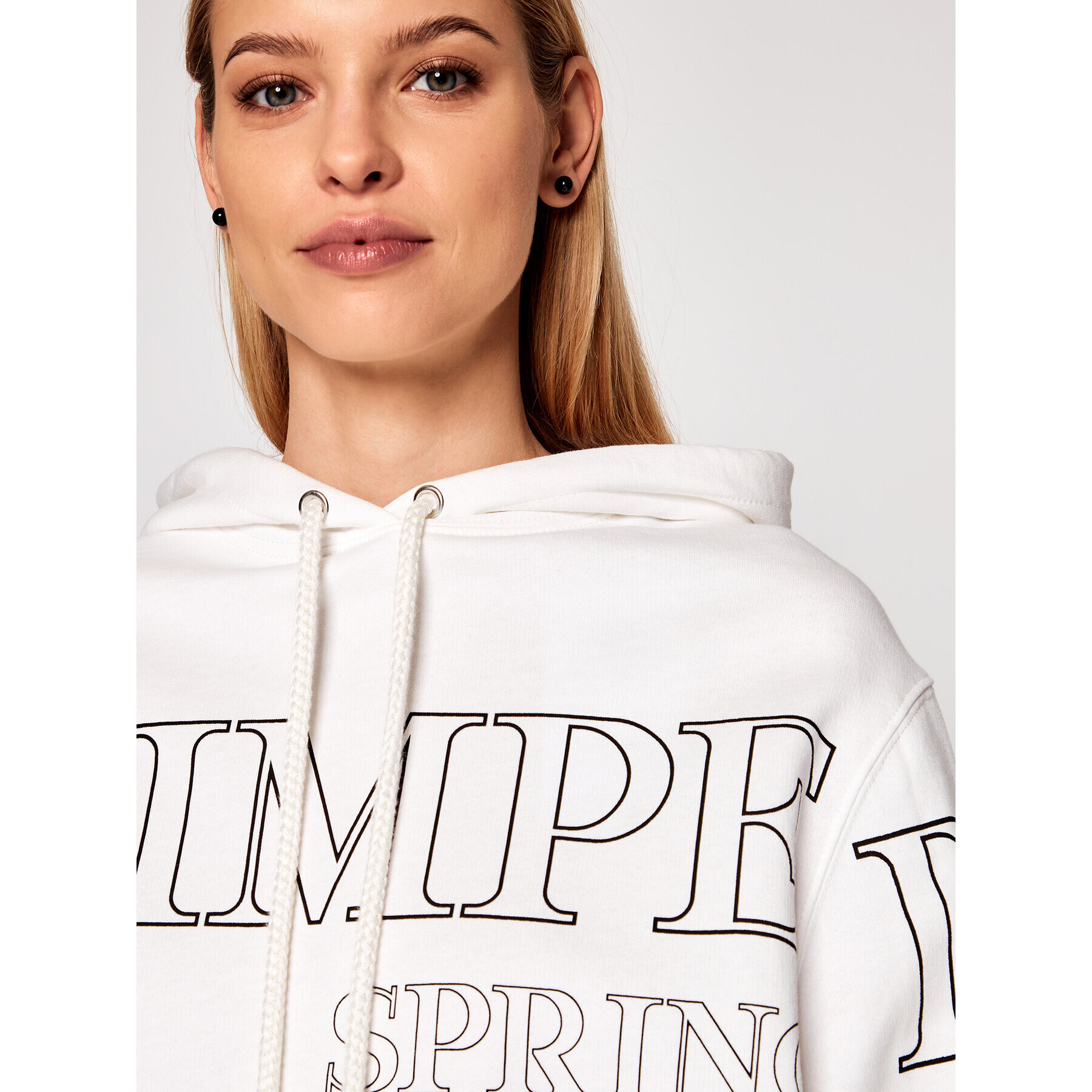 Imperial Суитшърт FB47BAYSTN Бял Oversize - Pepit.bg