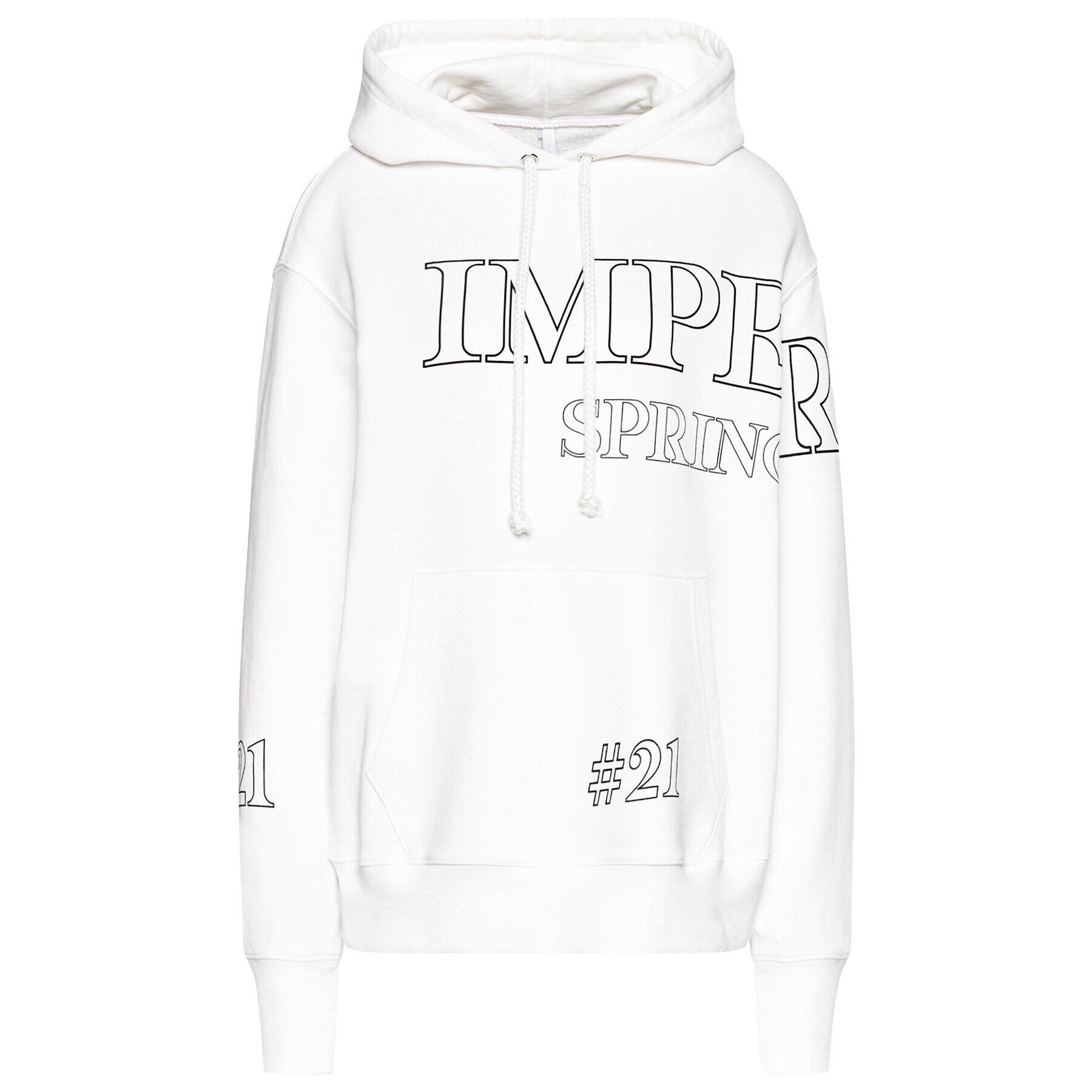 Imperial Суитшърт FB47BAYSTN Бял Oversize - Pepit.bg