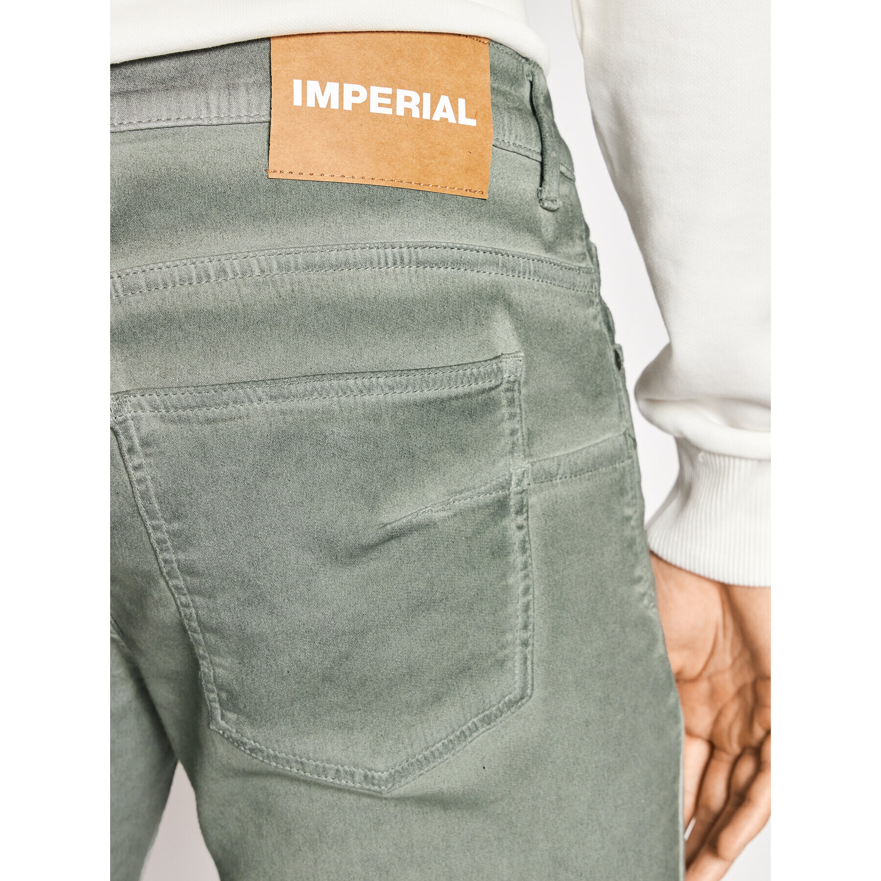 Imperial Текстилни панталони P372MRCC02 Сив Regular Fit - Pepit.bg