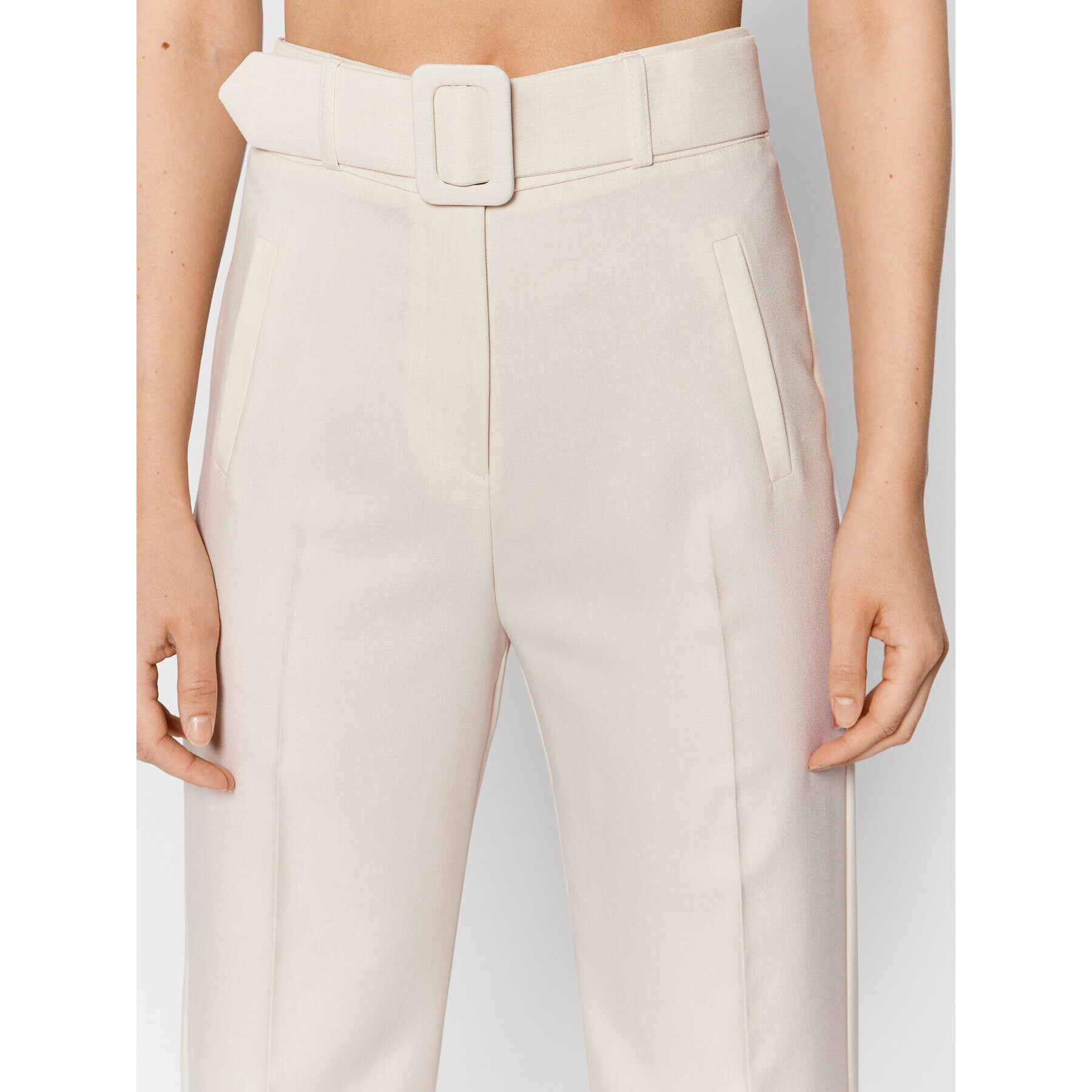 Imperial Текстилни панталони P3L4DHFC Бежов Relaxed Fit - Pepit.bg