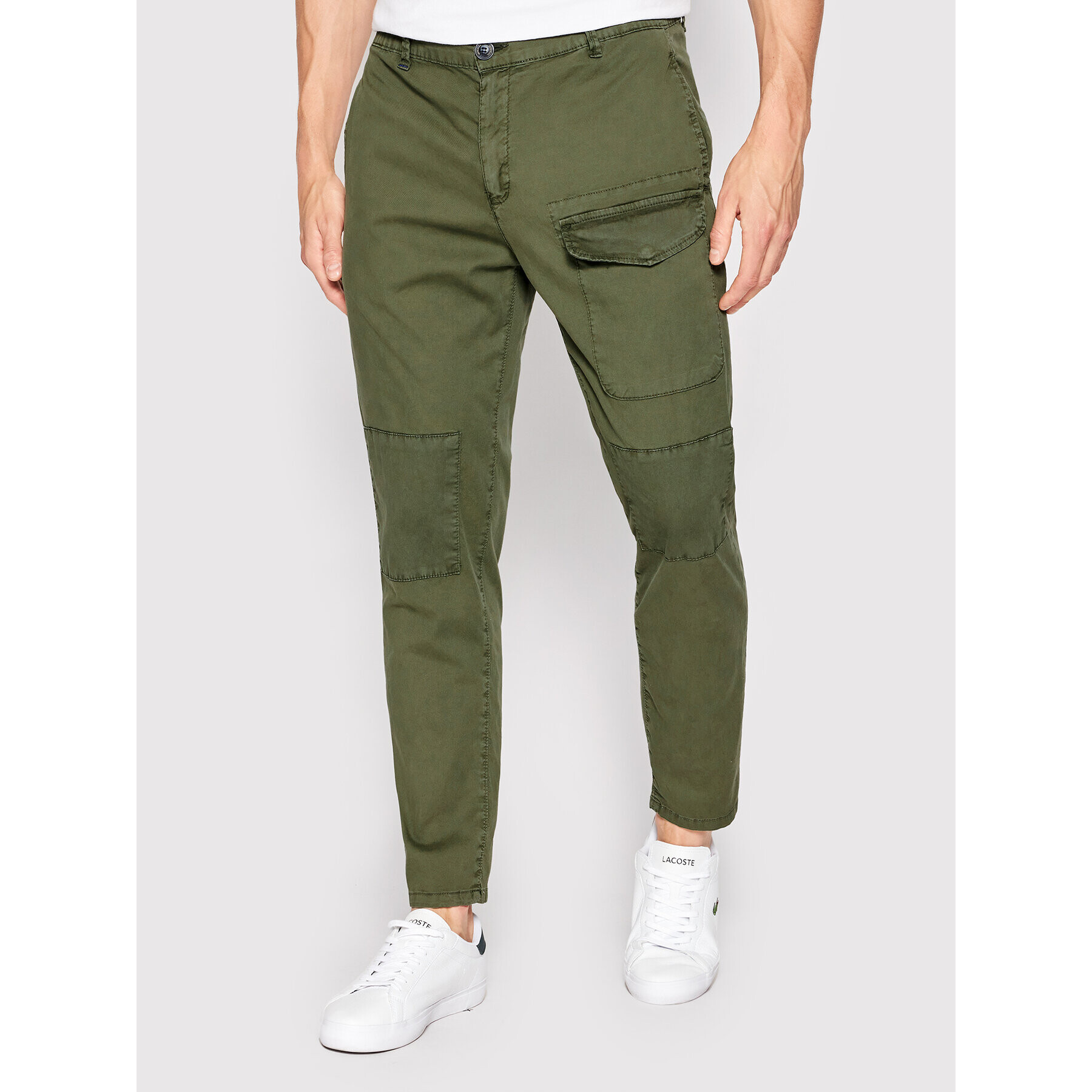 Imperial Текстилни панталони P640315503 Зелен Regular Fit - Pepit.bg