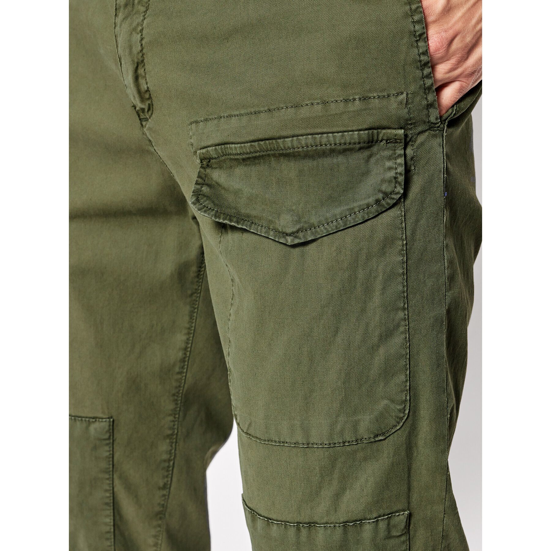 Imperial Текстилни панталони P640315503 Зелен Regular Fit - Pepit.bg