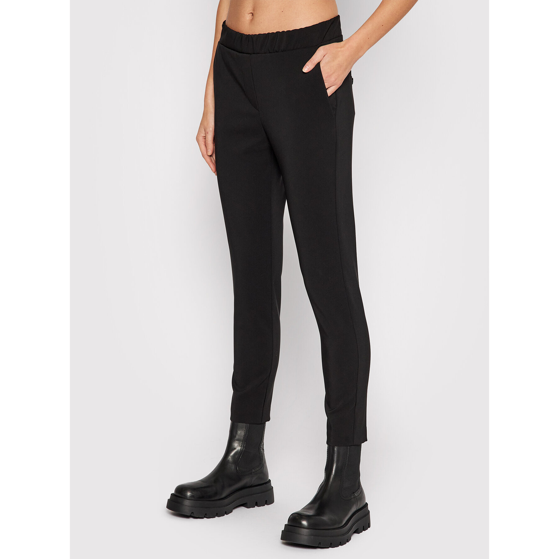 Imperial Текстилни панталони PSR8CCC Черен Regular Fit - Pepit.bg