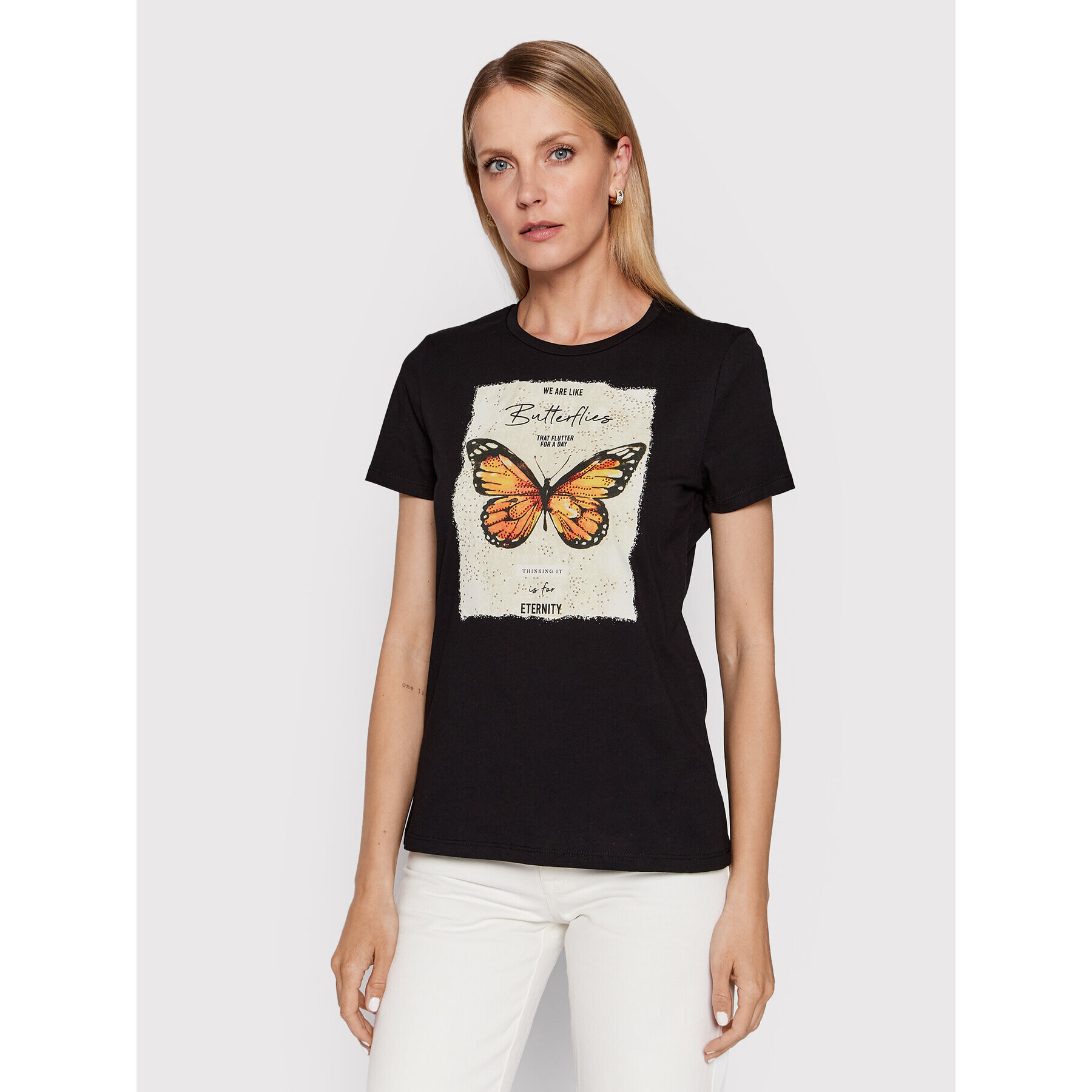 Imperial Тишърт TJ89DAISF Черен Regular Fit - Pepit.bg