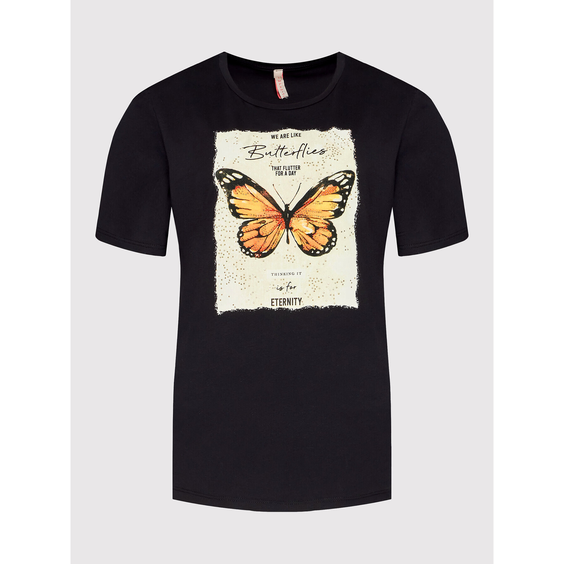 Imperial Тишърт TJ89DAISF Черен Regular Fit - Pepit.bg