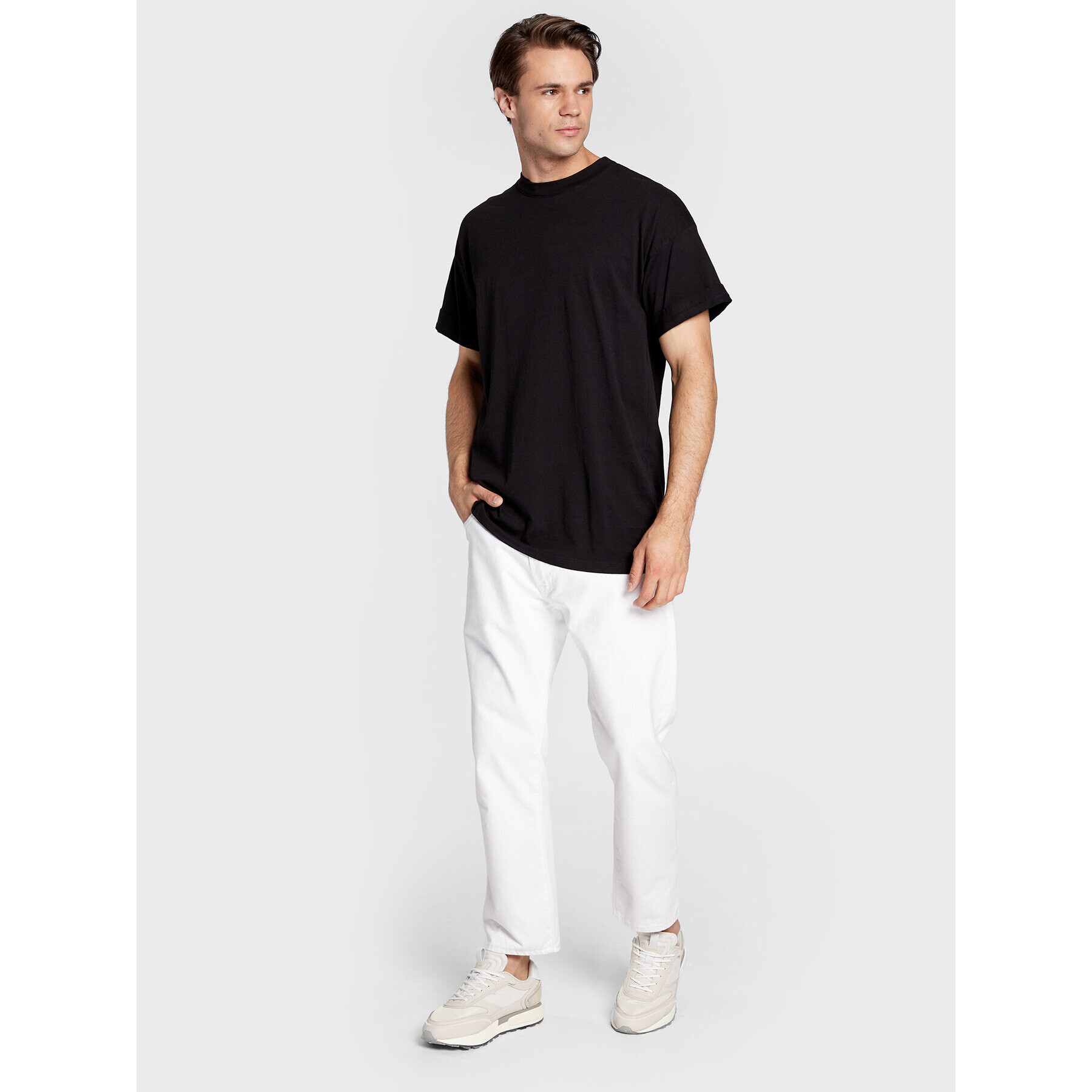 Imperial Тишърт TK24EDTL Черен Relaxed Fit - Pepit.bg
