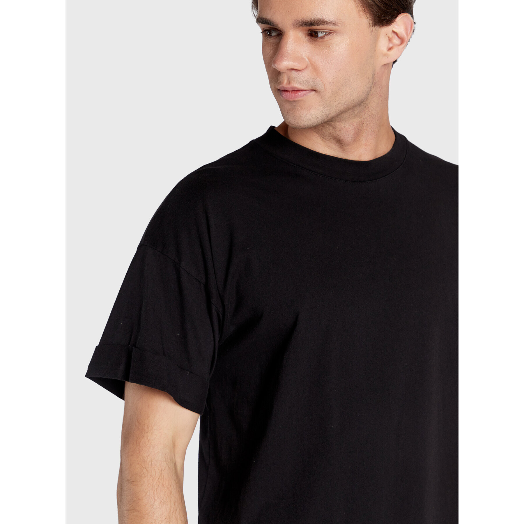 Imperial Тишърт TK24EDTL Черен Relaxed Fit - Pepit.bg