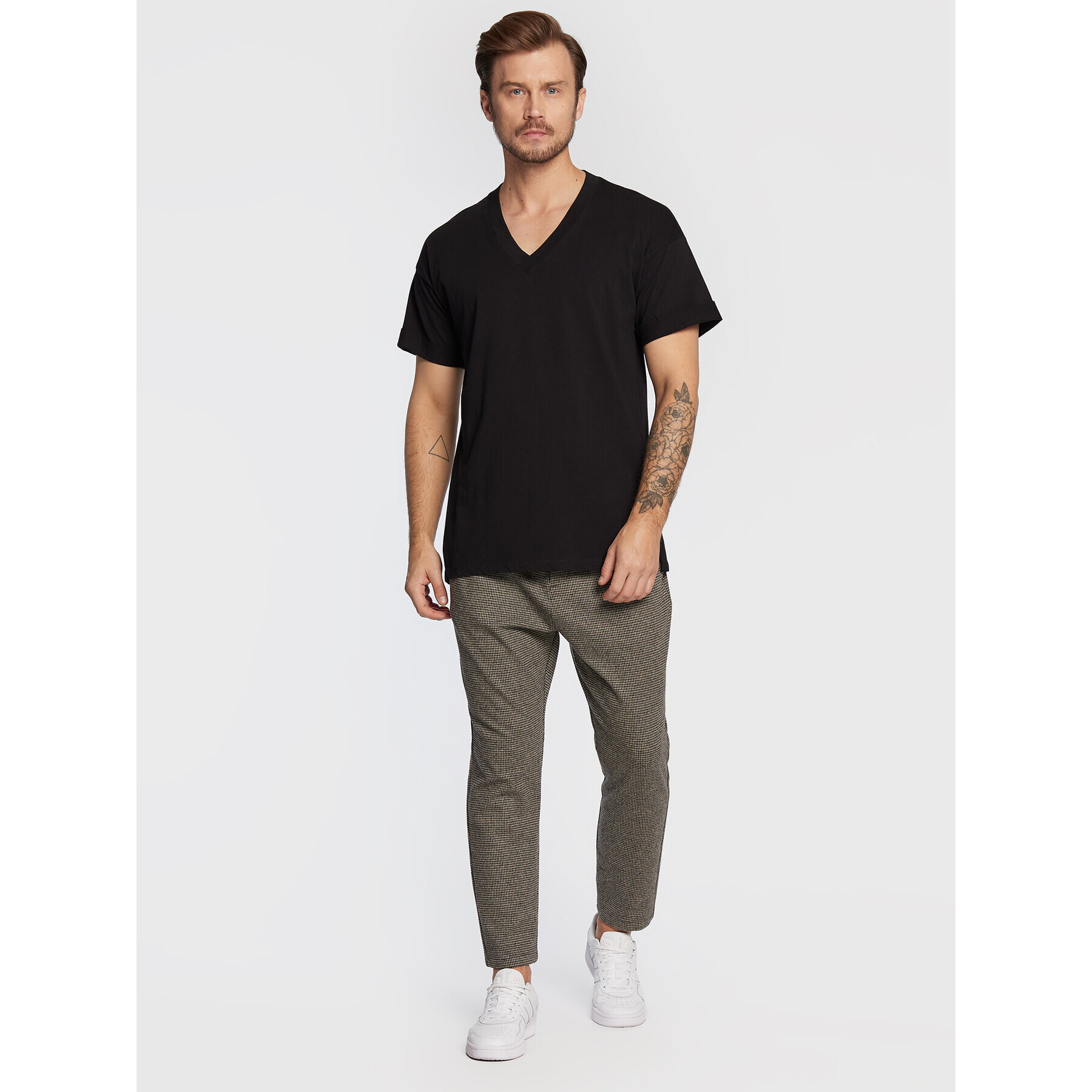 Imperial Тишърт TK25EDTL Черен Relaxed Fit - Pepit.bg